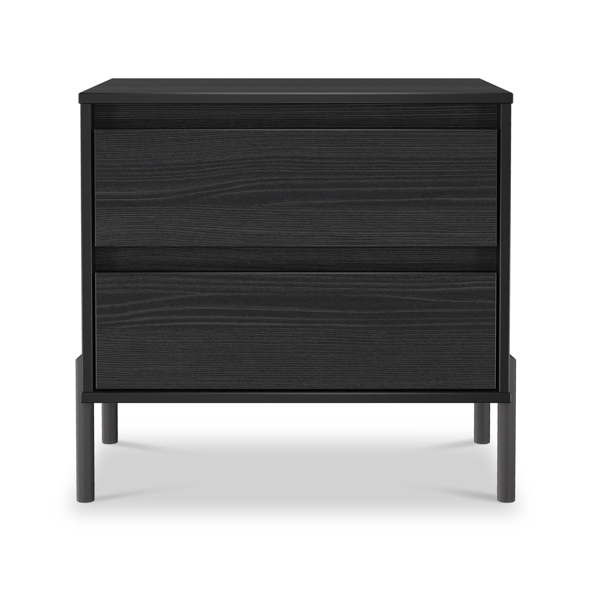 Axton 2 Drawer Wide Bedside Table - Image 9