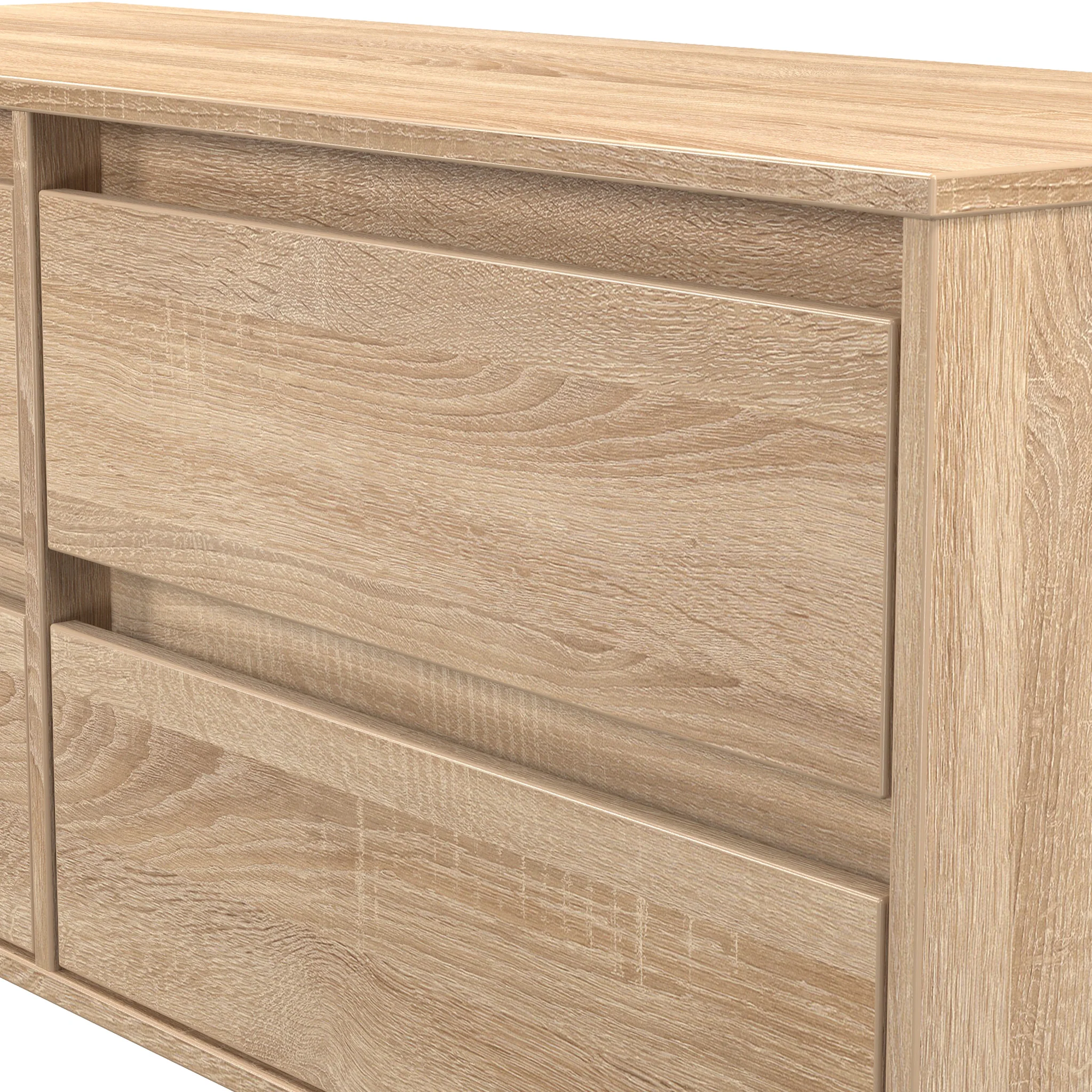 Axton 4 Drawer Low Storage Unit - Image 4