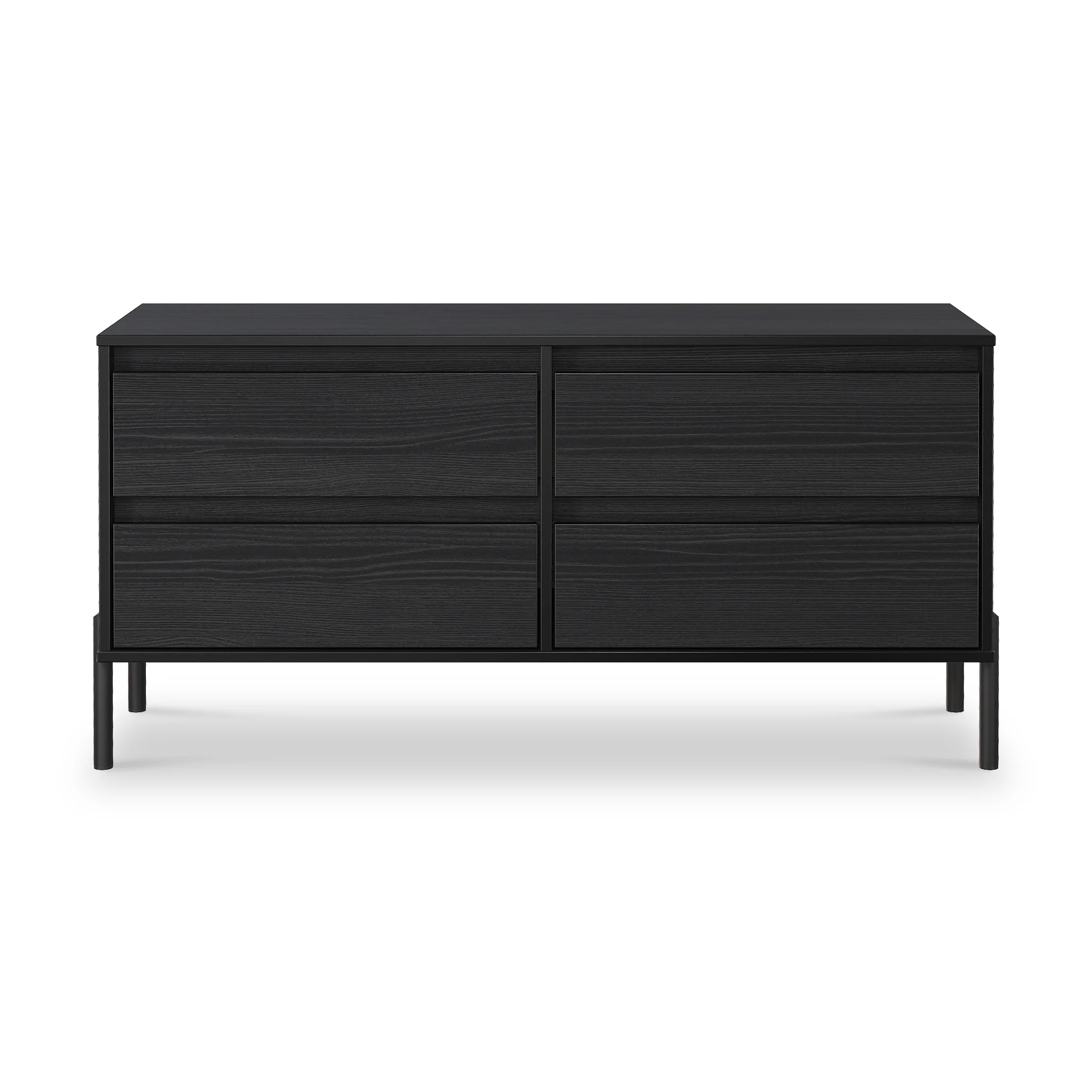 Axton 4 Drawer Low Storage Unit - Image 9