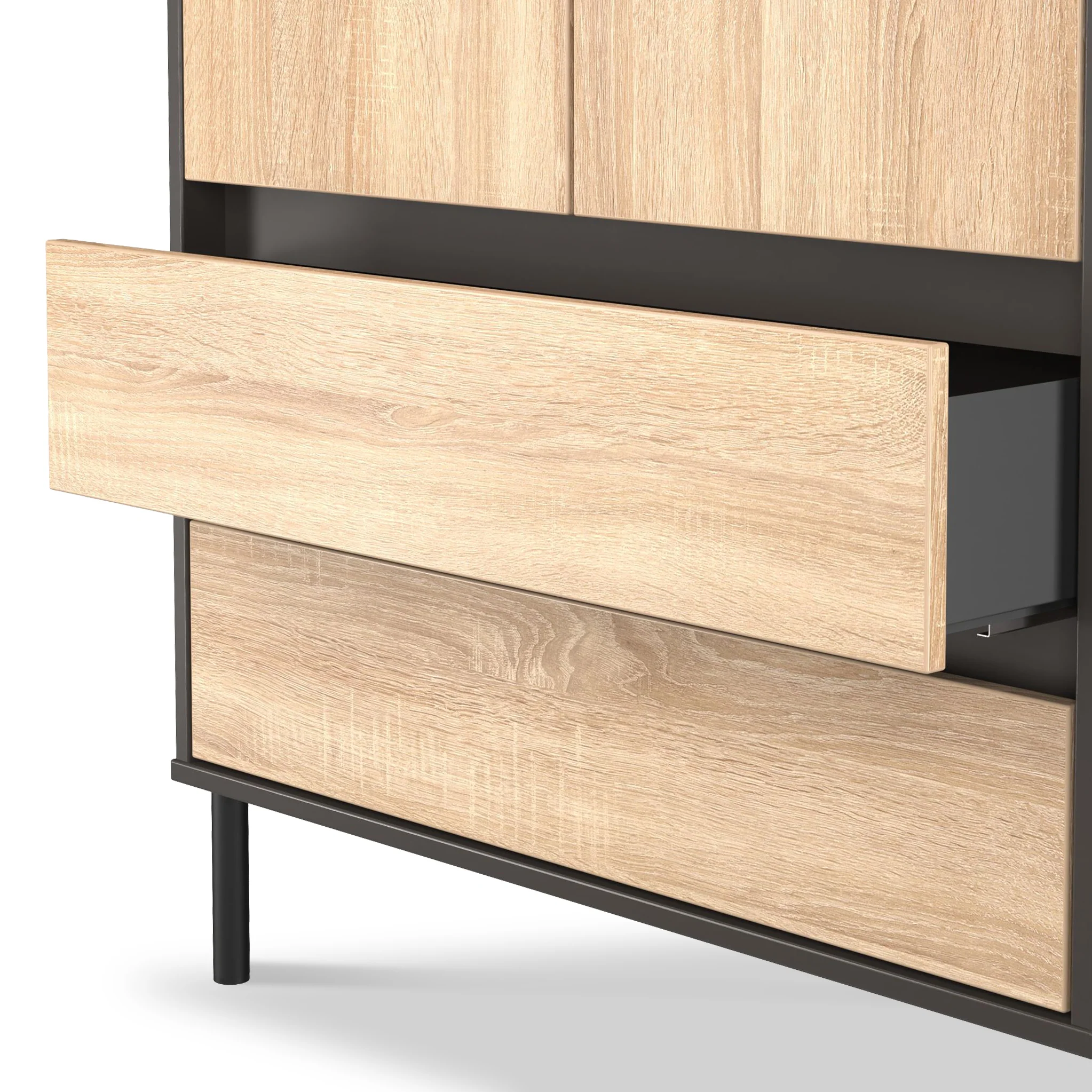 Axton Double Wardrobe & 2 Drawers - Image 22