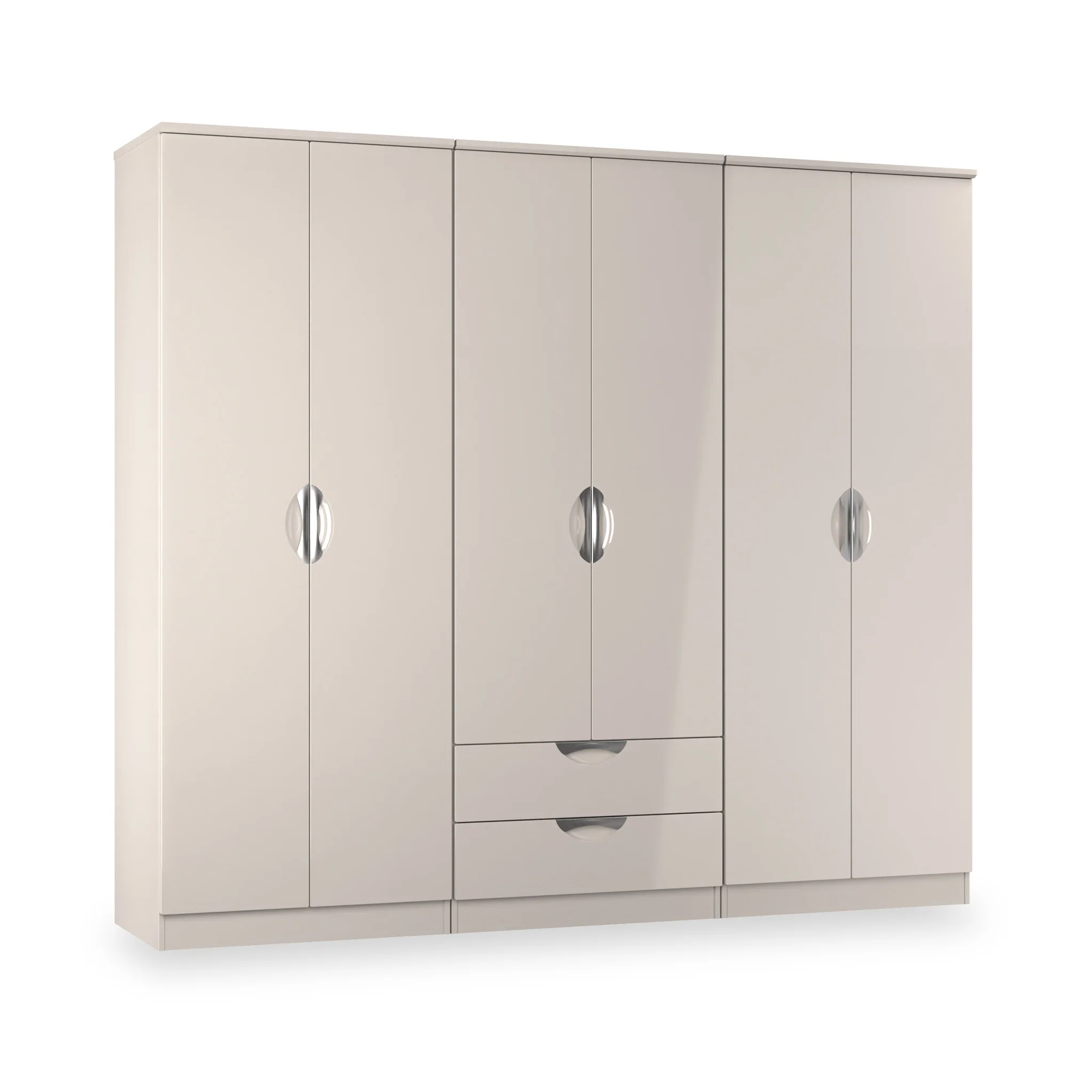 Becket 6 Door 2 Drawer Wardrobe