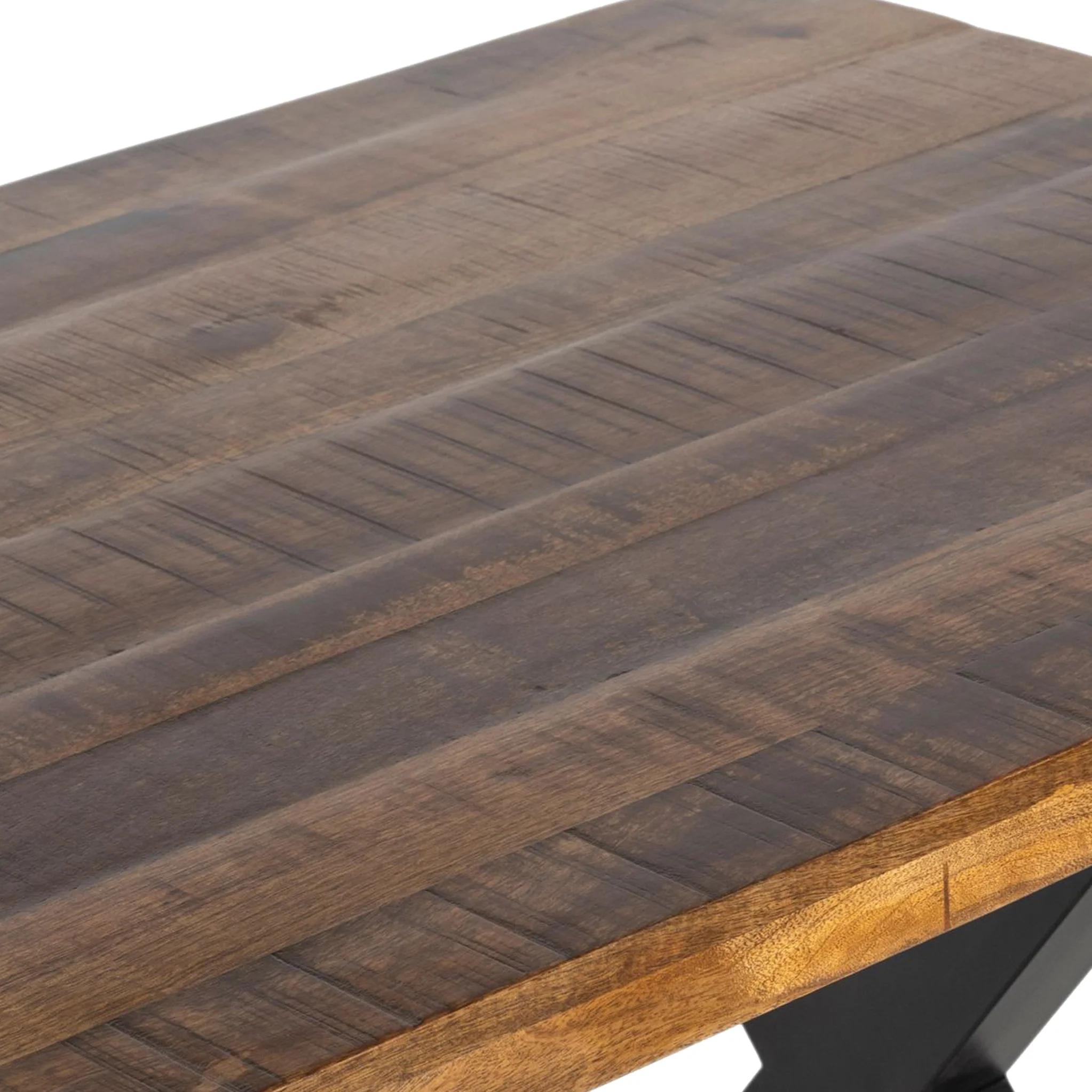 Benjin 180cm Mango Wood Dining Table - Image 7