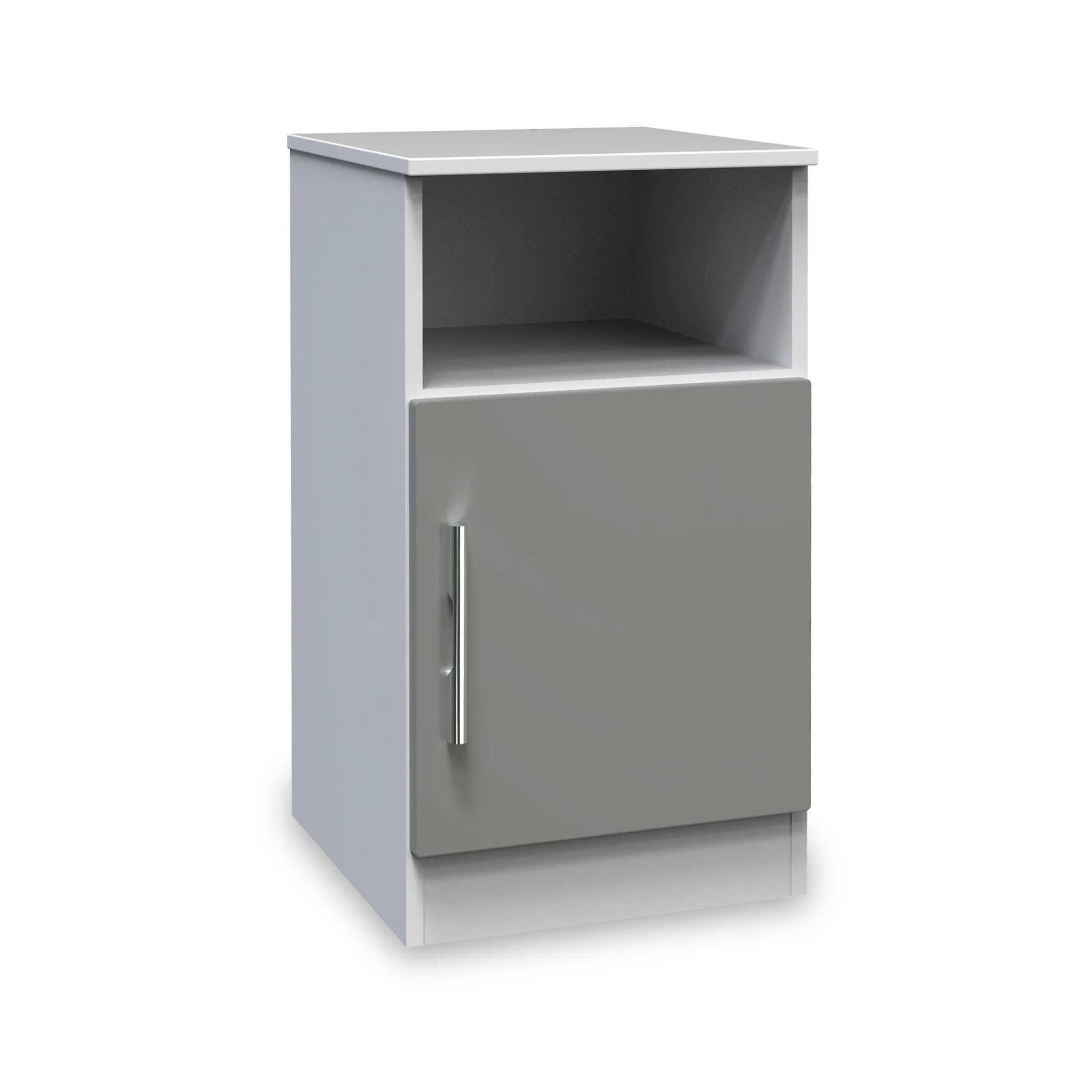 Blakely Grey and White 4 Piece Bedroom Set - Image 6