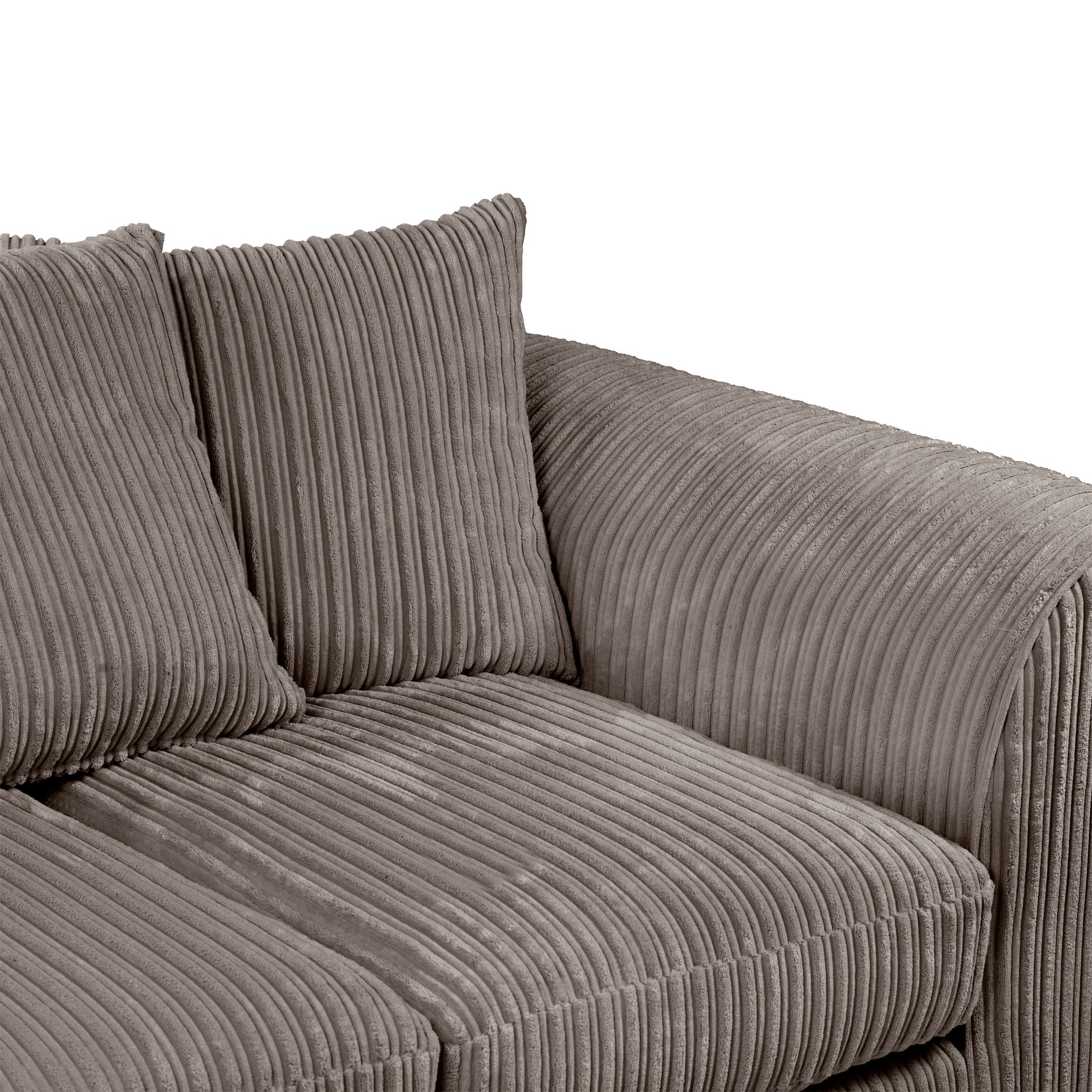 Bletchley Jumbo Cord Chaise Sofa - Image 21