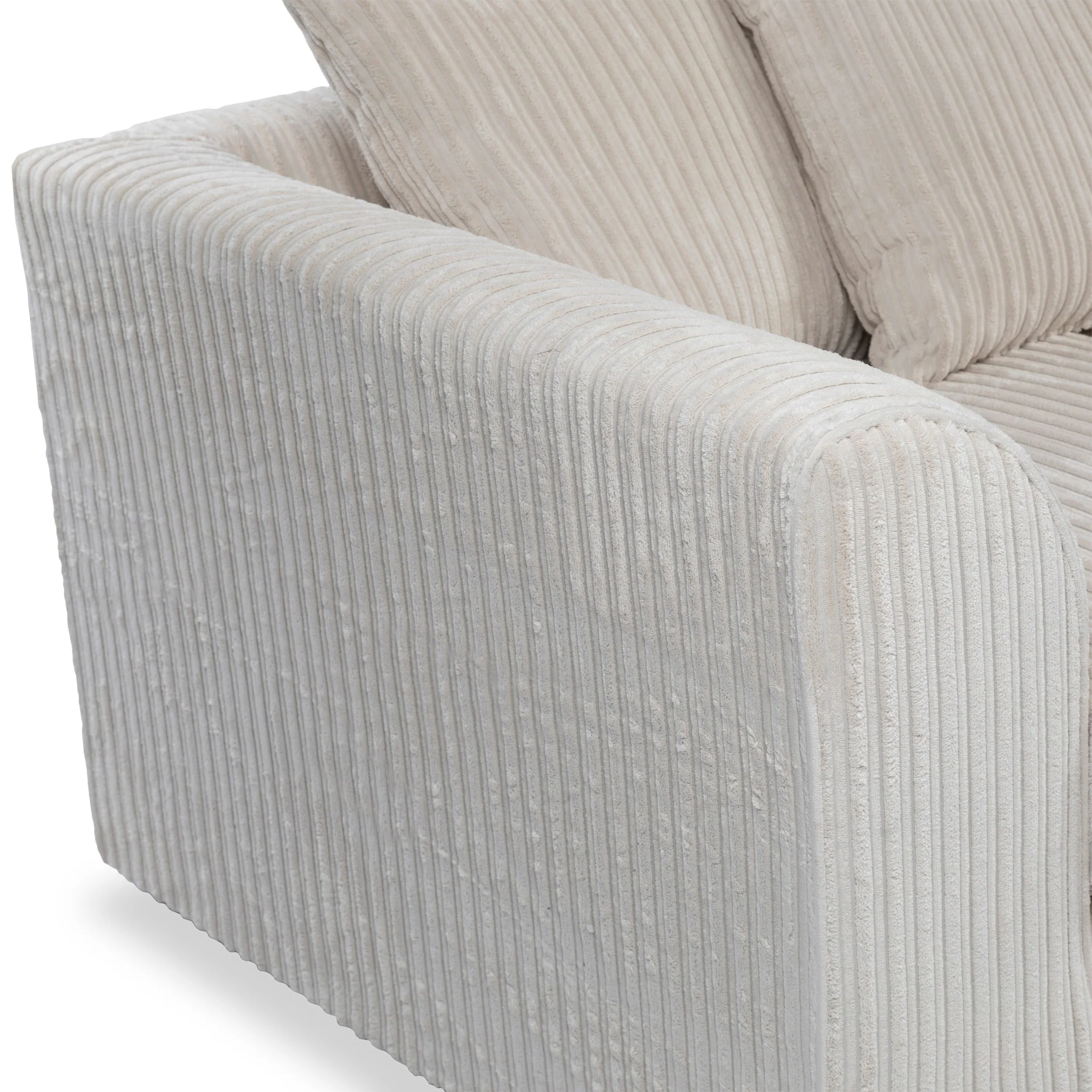 Bletchley Jumbo Cord Chaise Sofa - Image 9