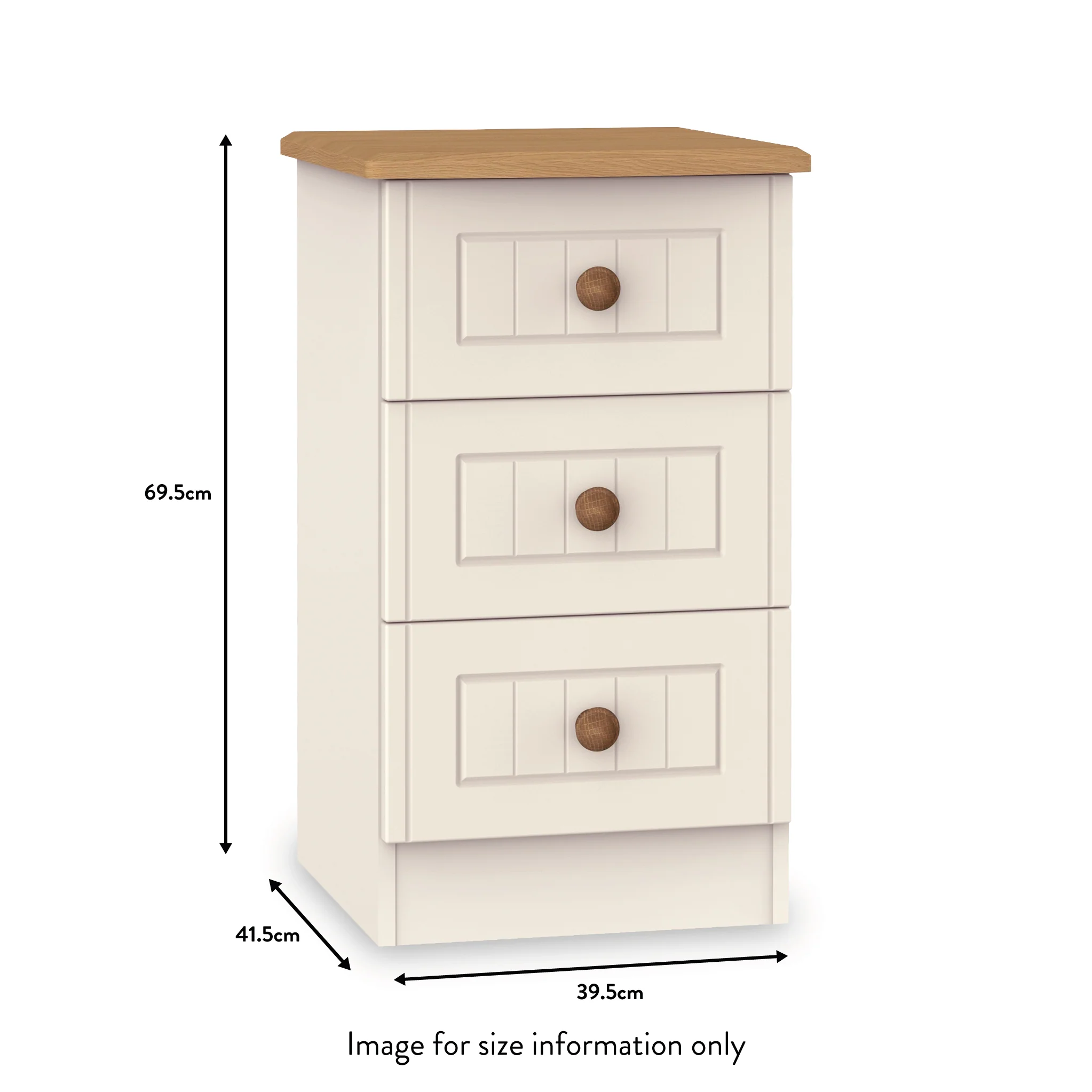 Brixham Cream 4 Piece Bedroom Furniture Set - Image 18