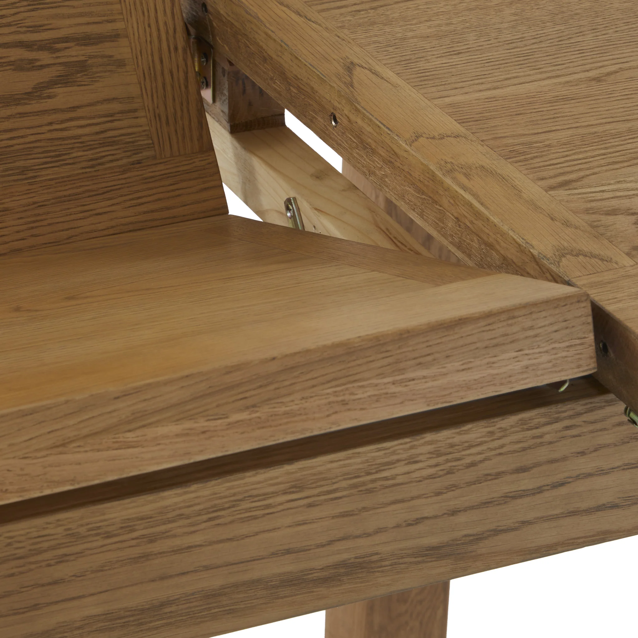 Broadway Oak Compact Butterfly Extending Dining Table - Image 17