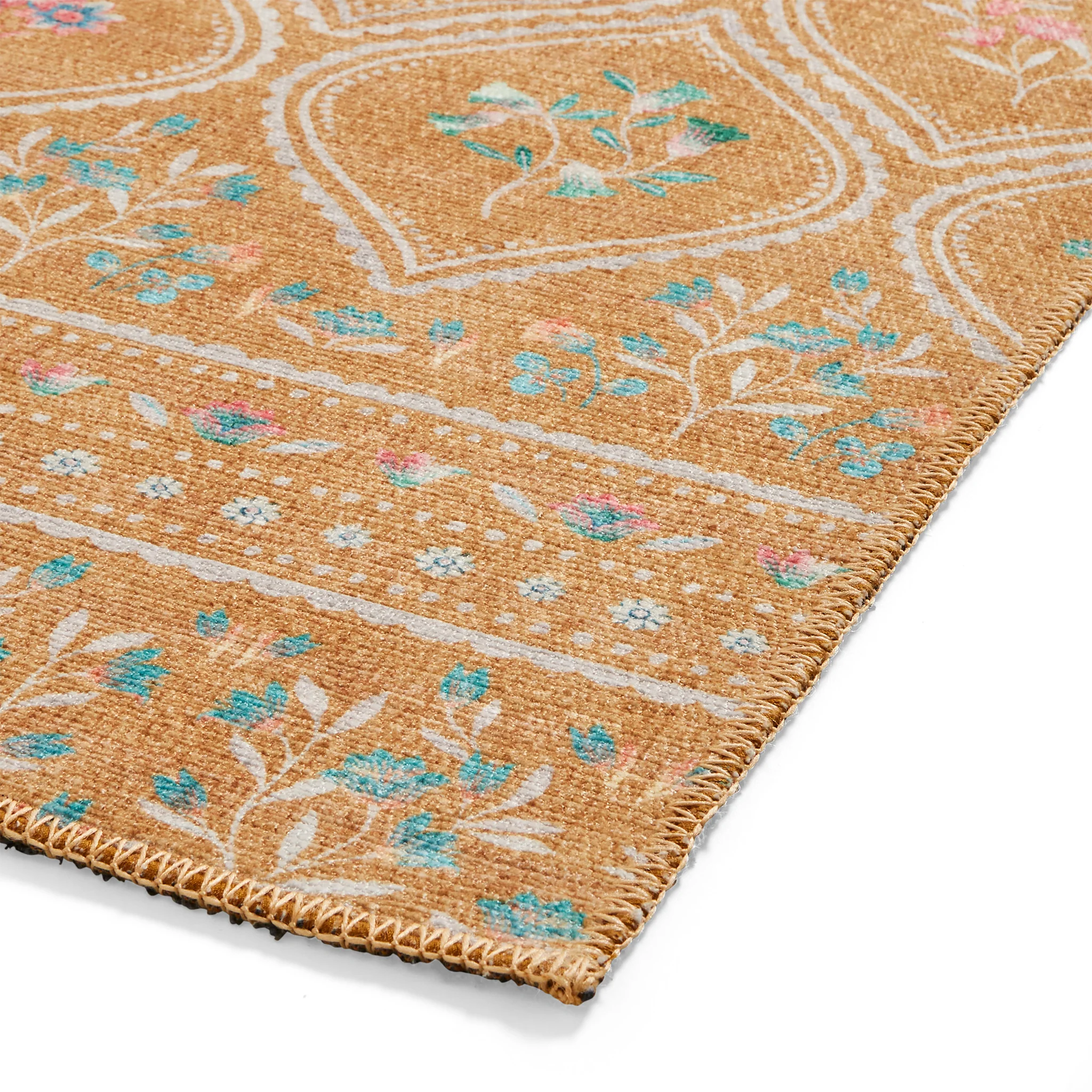 Cameo Floral Washable Rug - Image 5