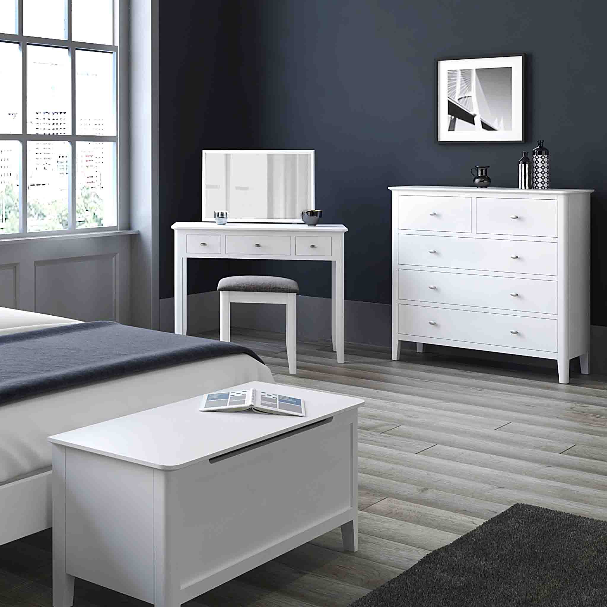 Chester White Dressing Table Set - Image 2