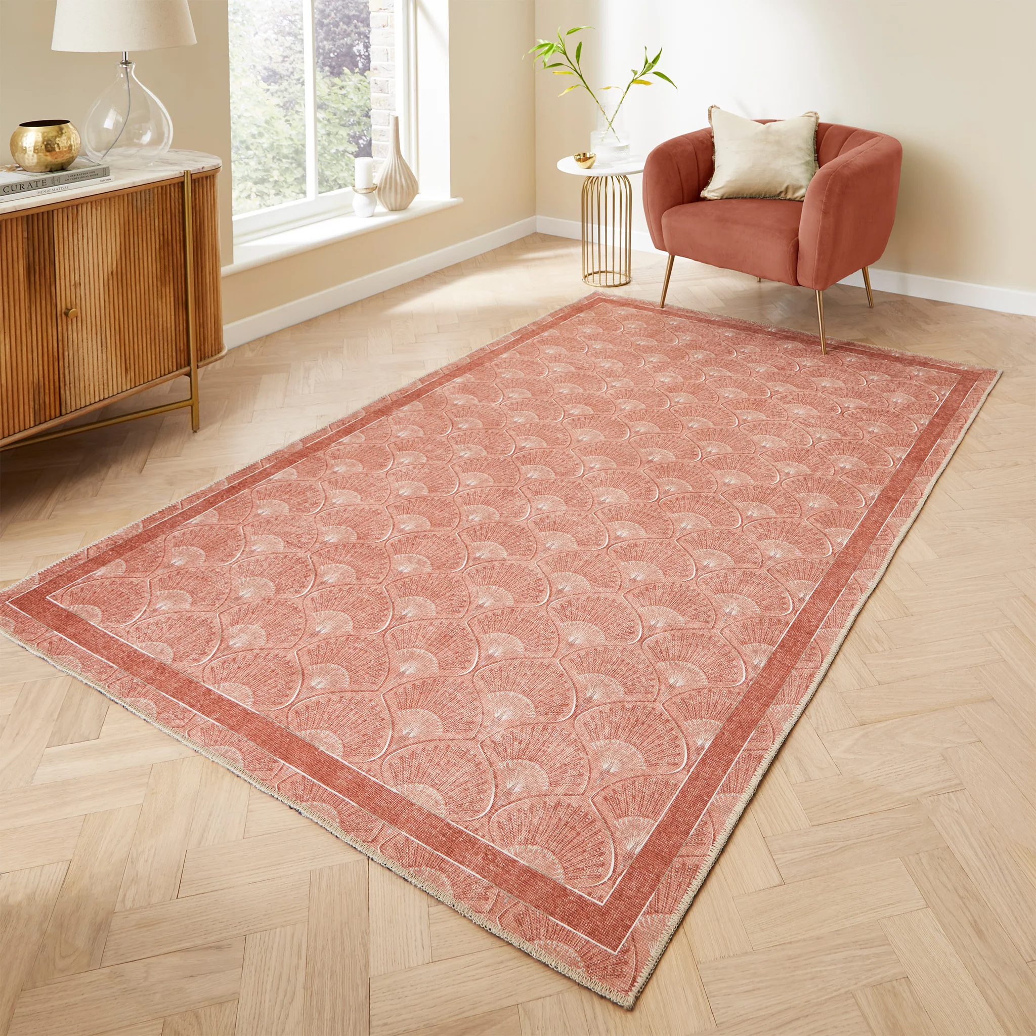 Deco Peacock Washable Rug - Image 47