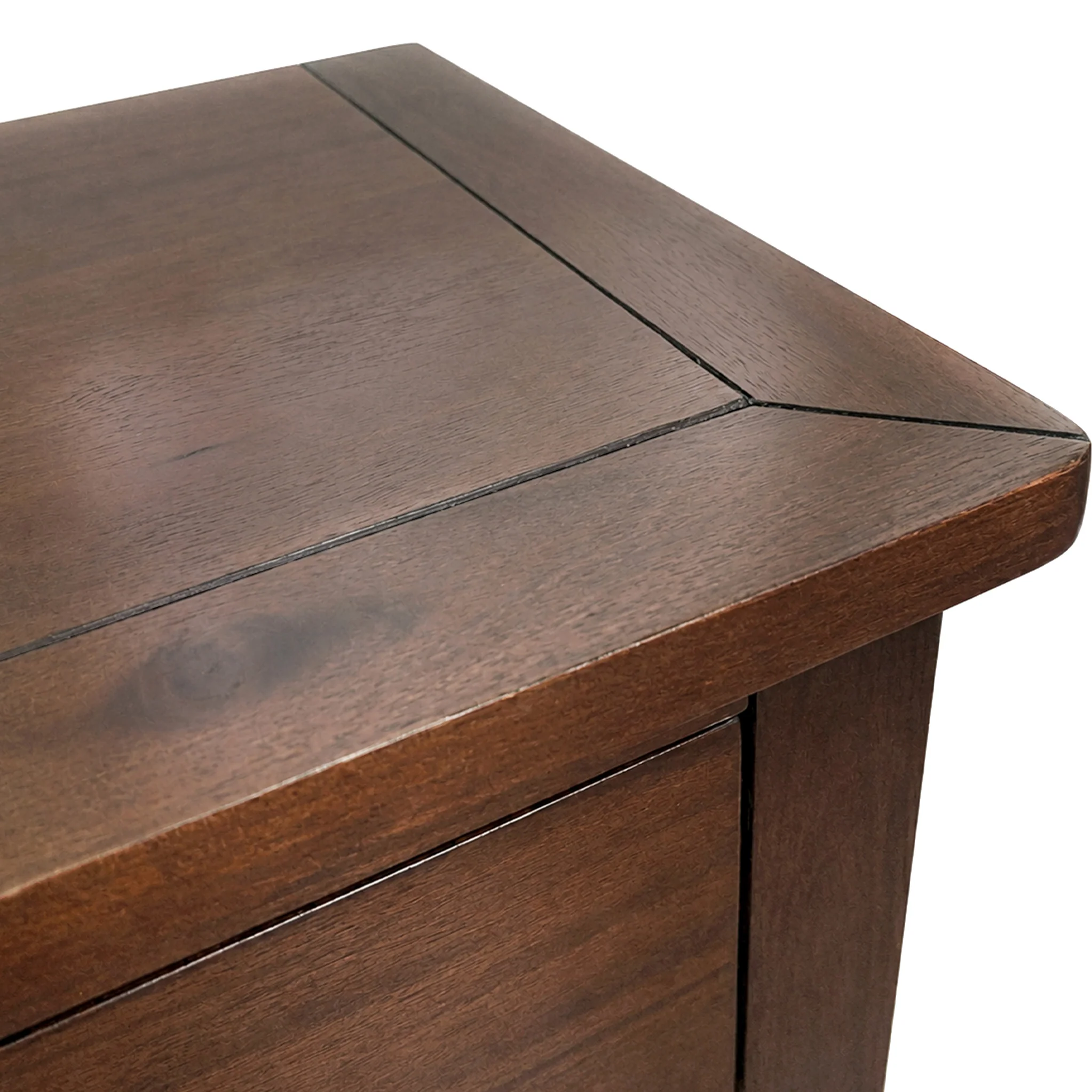 Duchy Acacia XL 3 Drawer Bedside Table - Image 5
