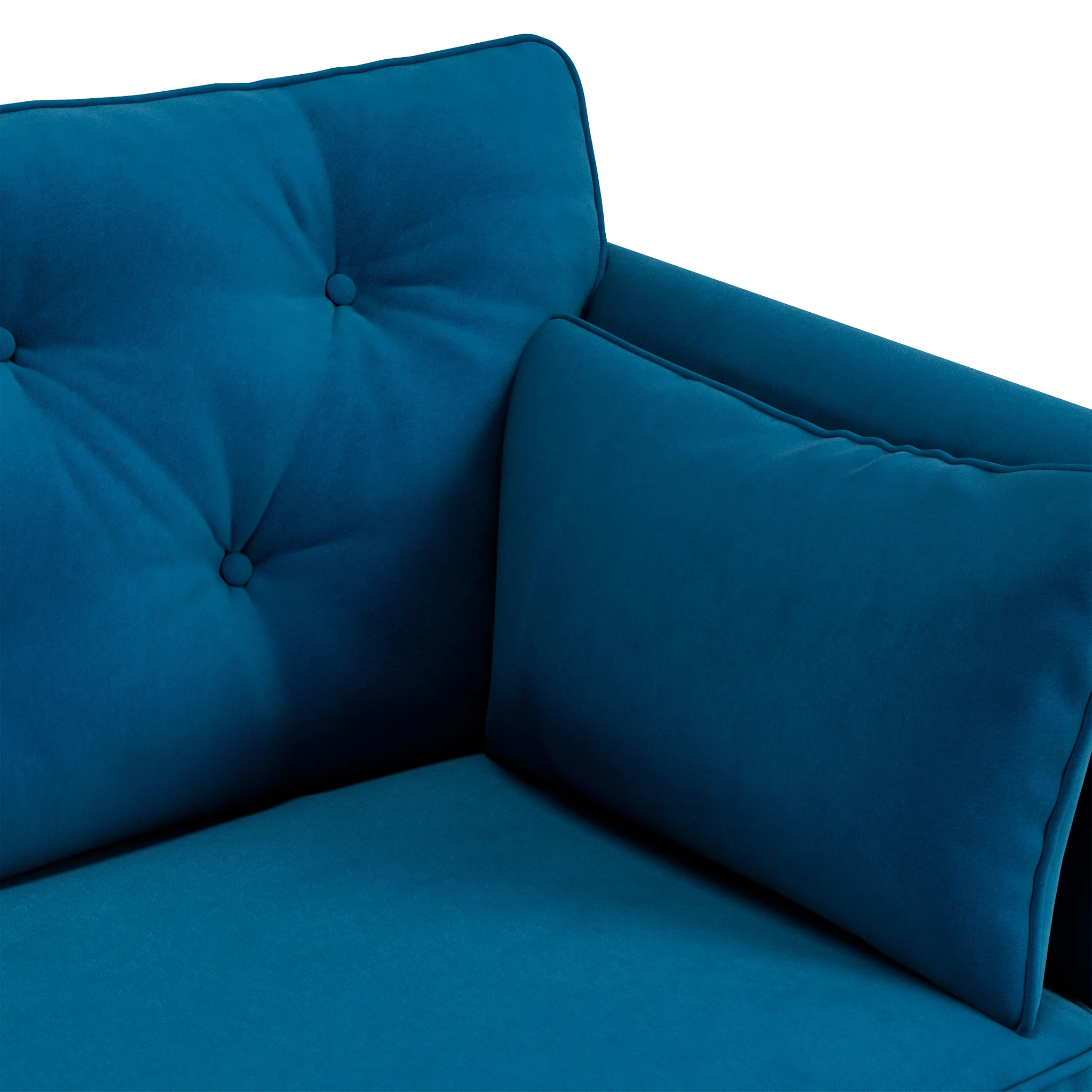 Edison Velvet Chaise Sofa - Image 97