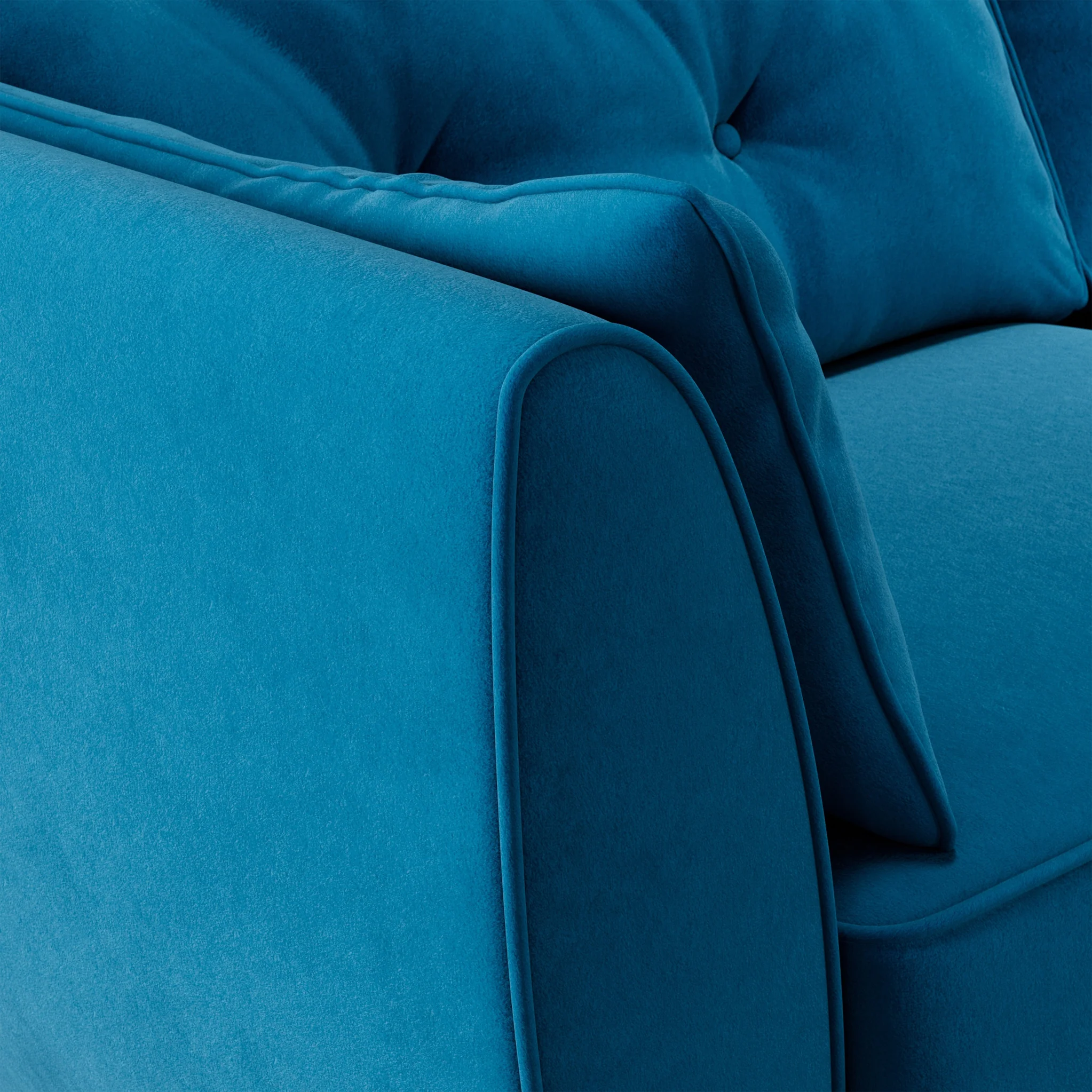 Edison Velvet Chaise Sofa - Image 98