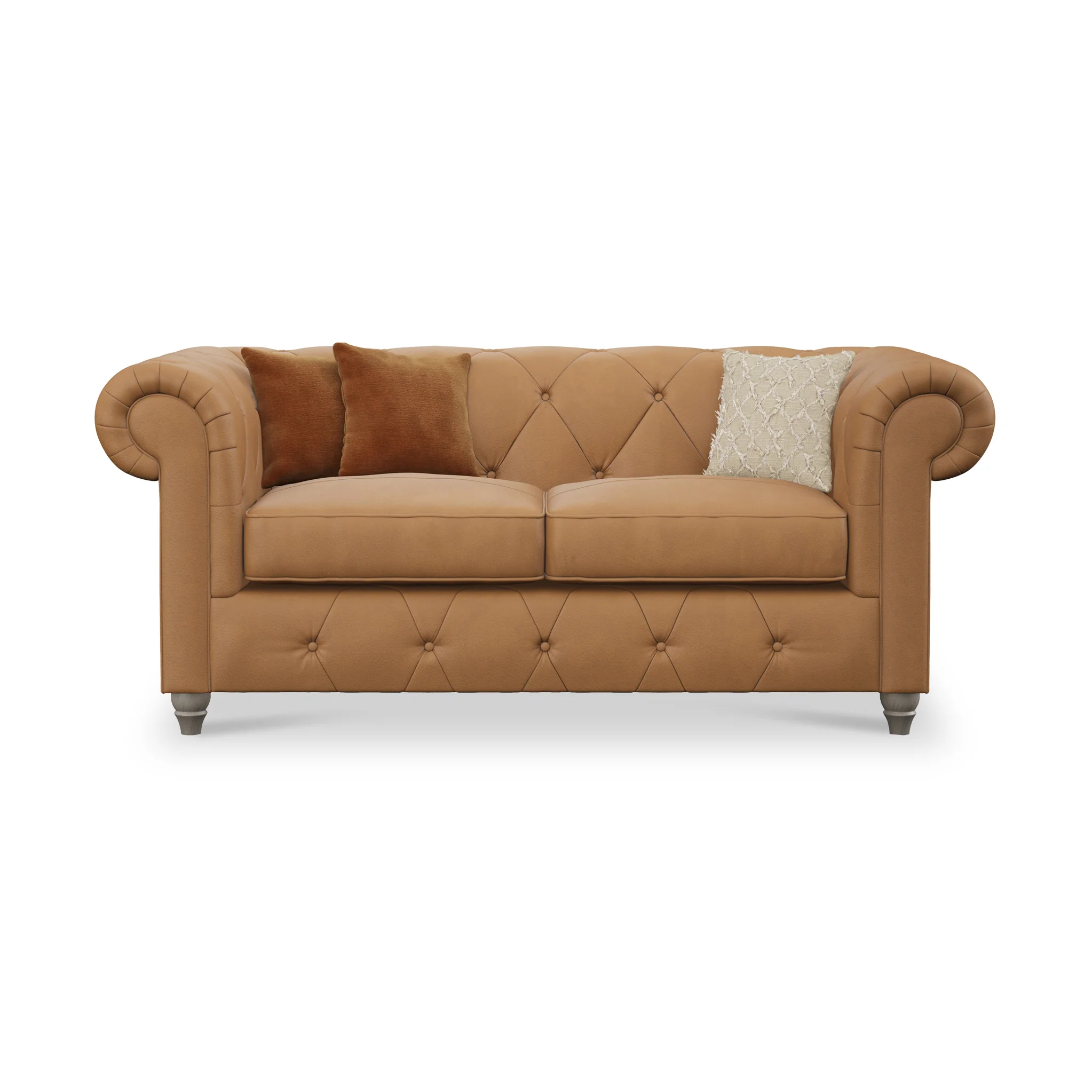 Everett Leather 2 Seater Sofa - Image 60