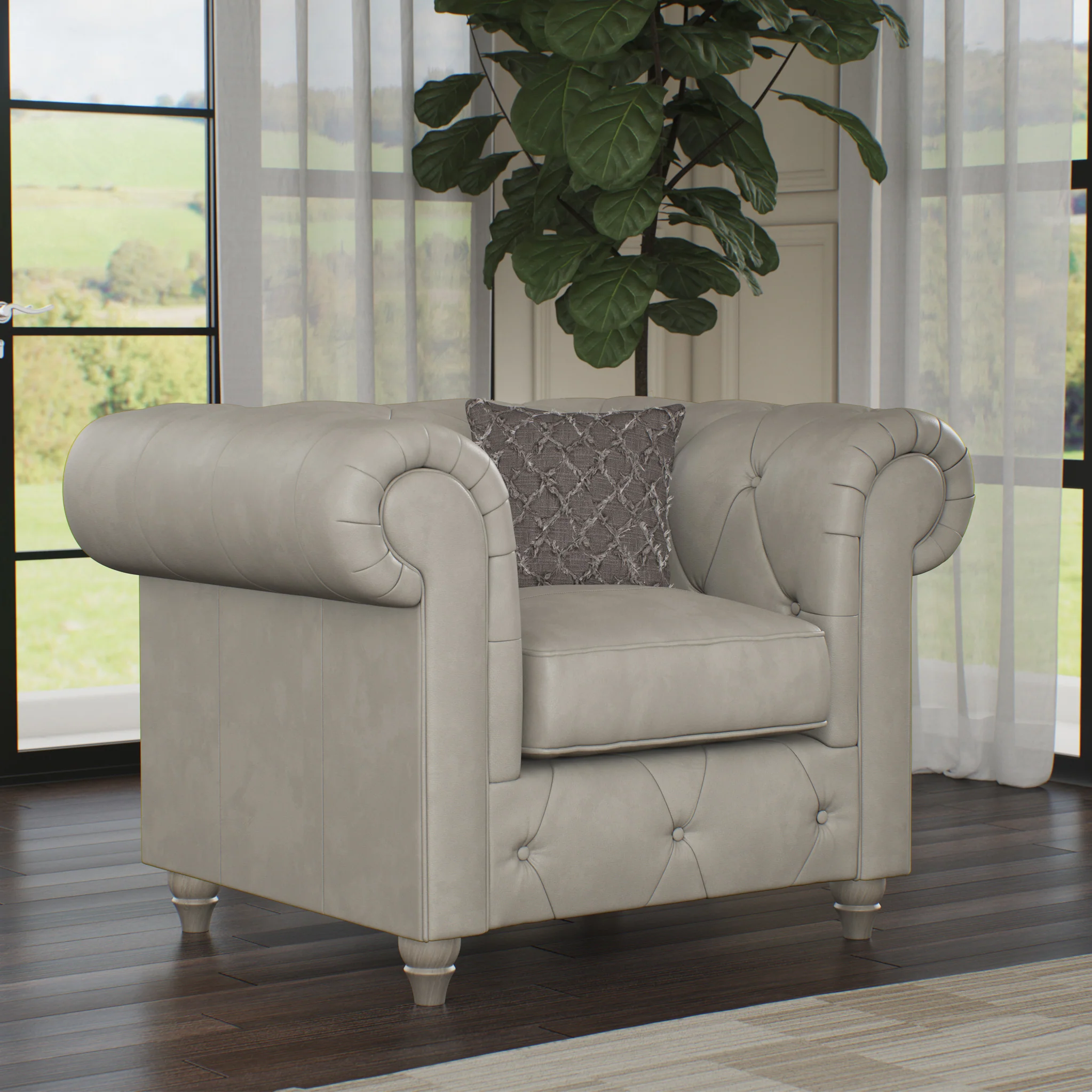 Everett Leather Armchair - Image 62