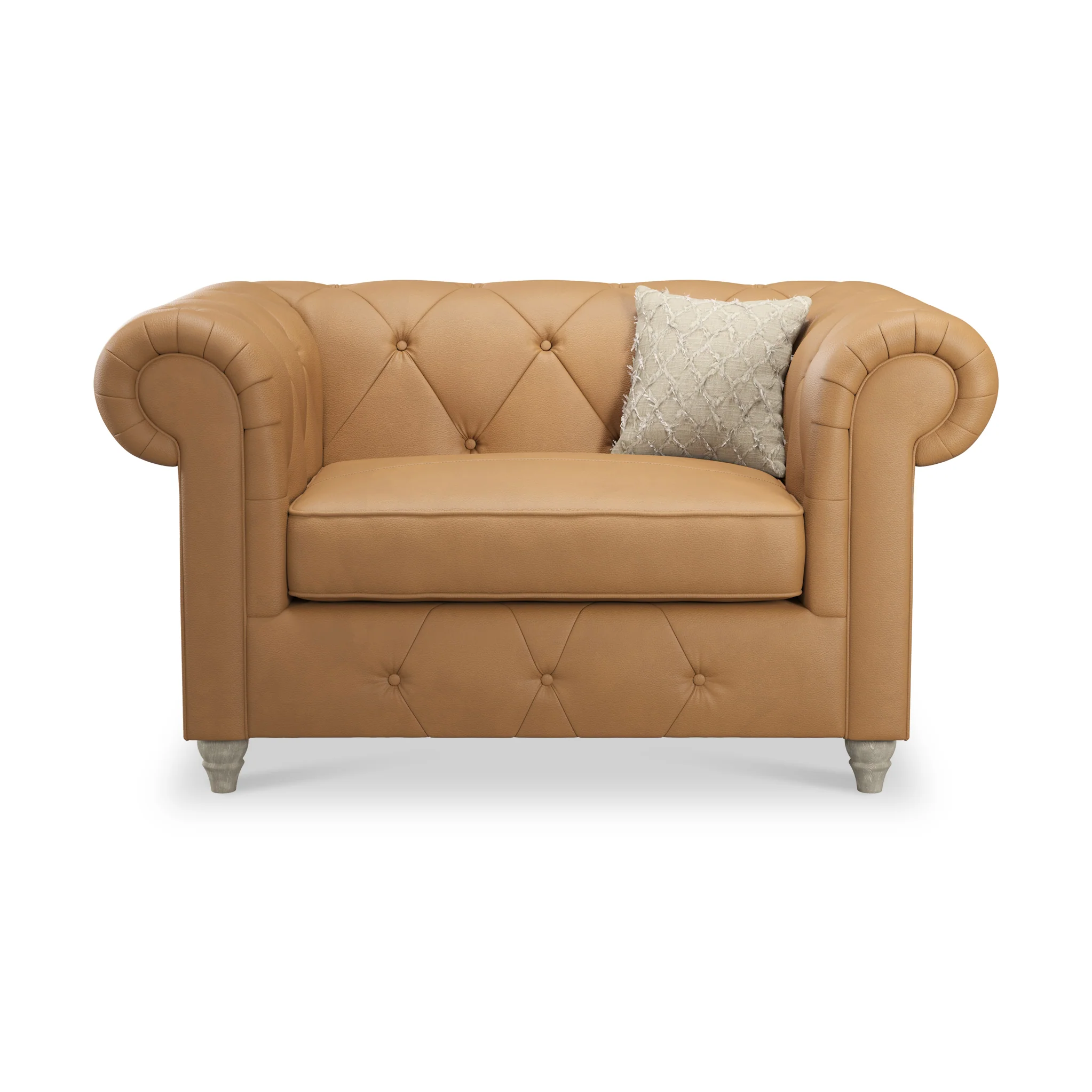 Everett Leather Snuggler Chair - Image 52