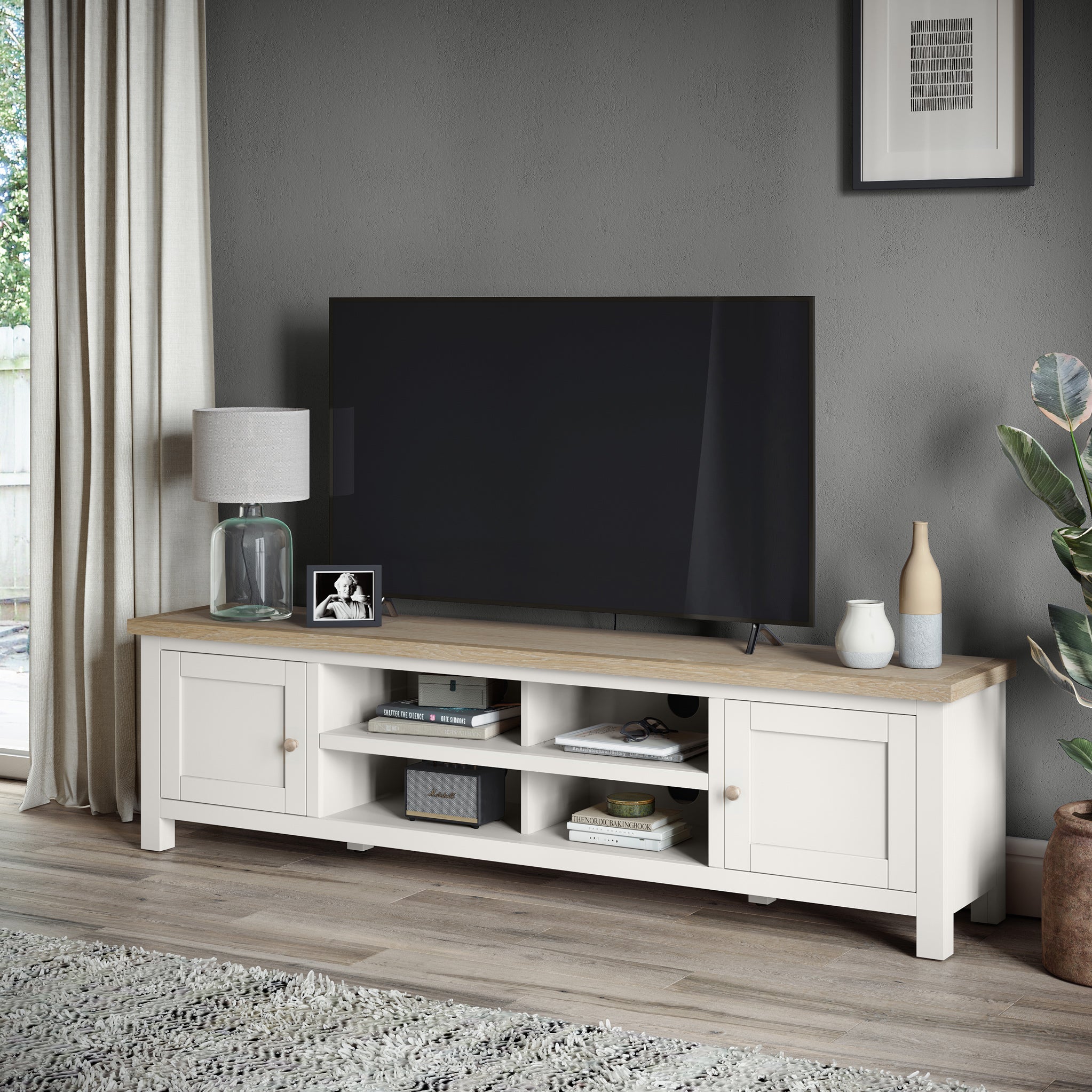 Farro 180cm Extra Wide TV Stand - Image 49