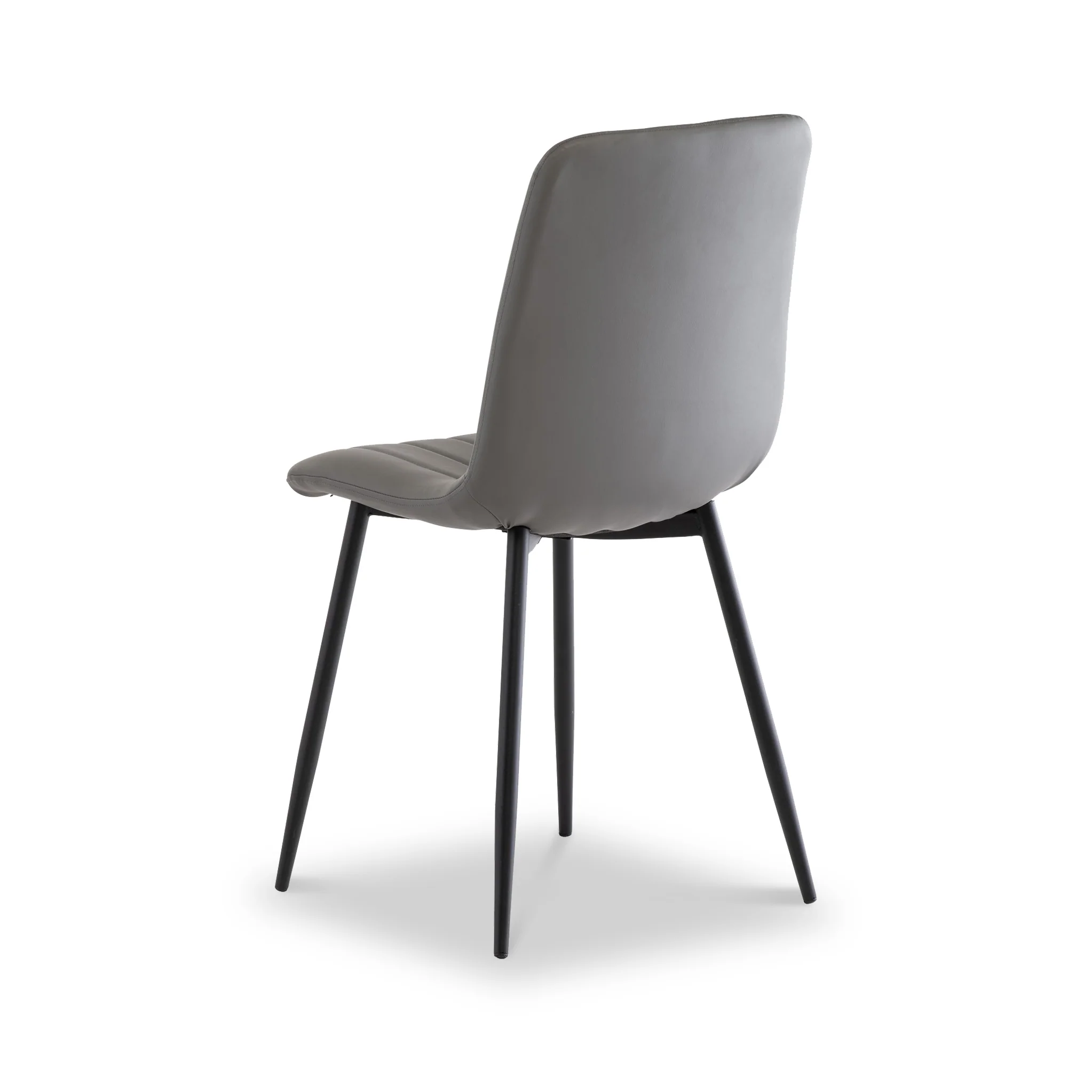 Geri Faux Leather Curved Seat Dining Chair - Image 9