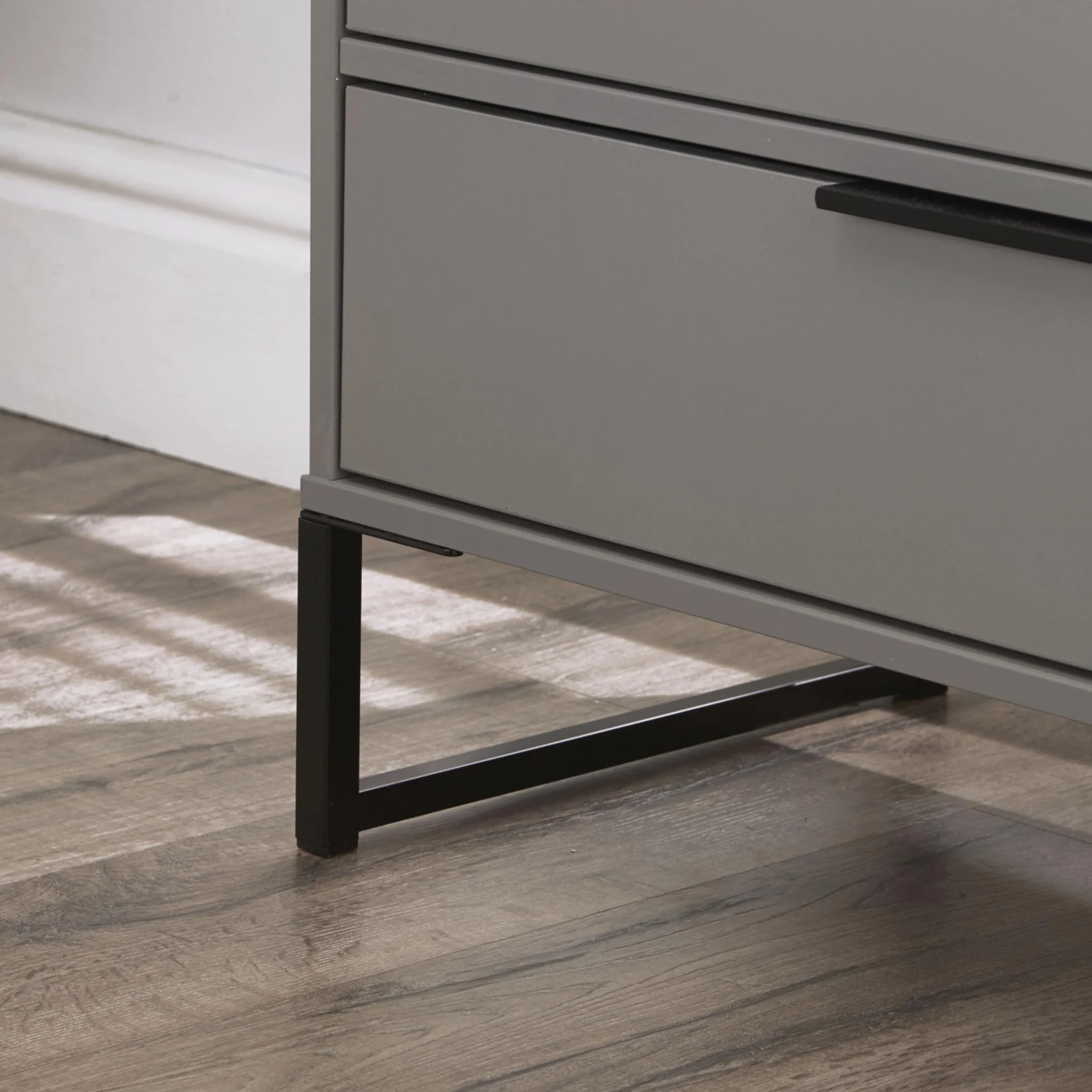 Hudson 1 Drawer with Open Shelf Side Table - Image 5