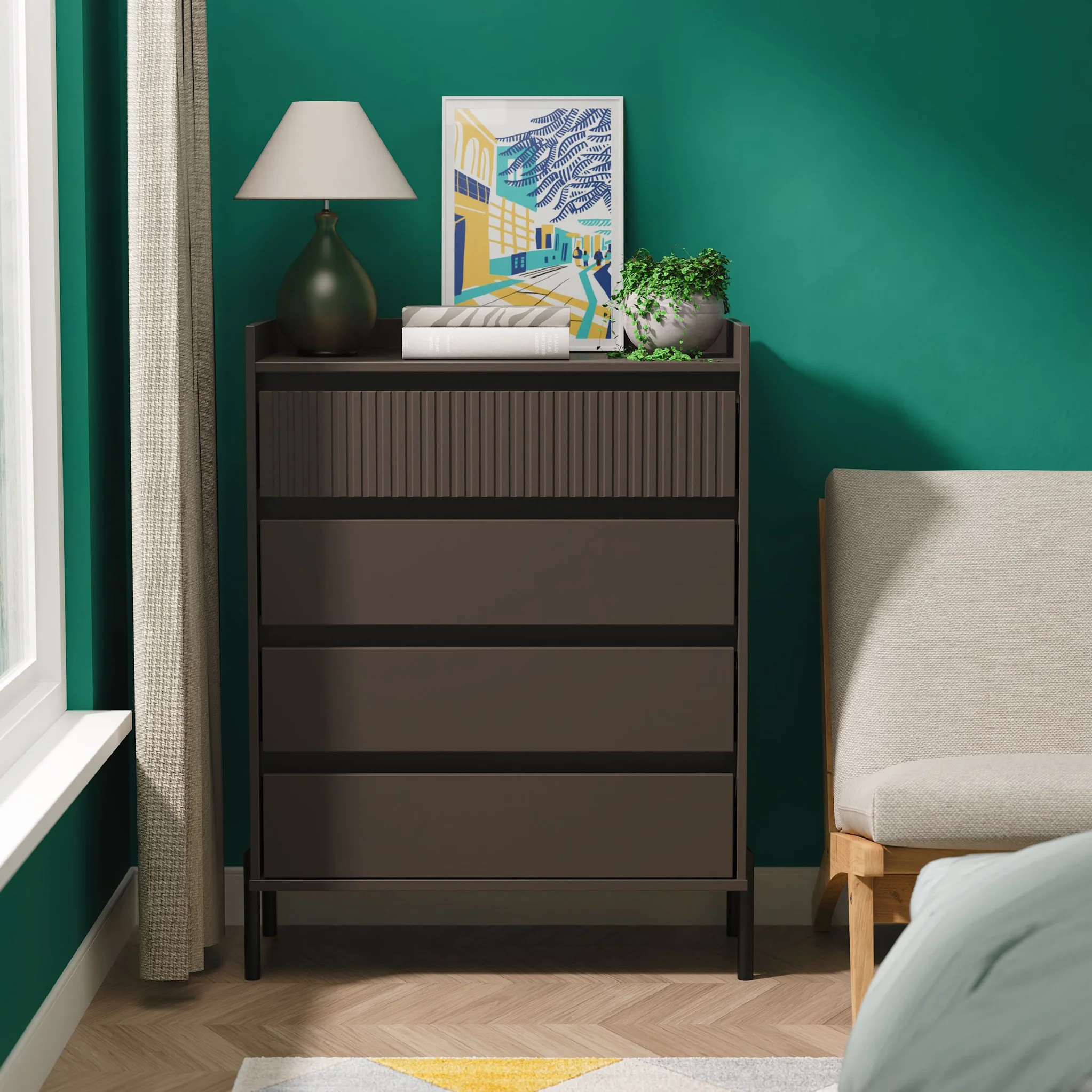 Kenton 4 Drawer Chest - Image 8