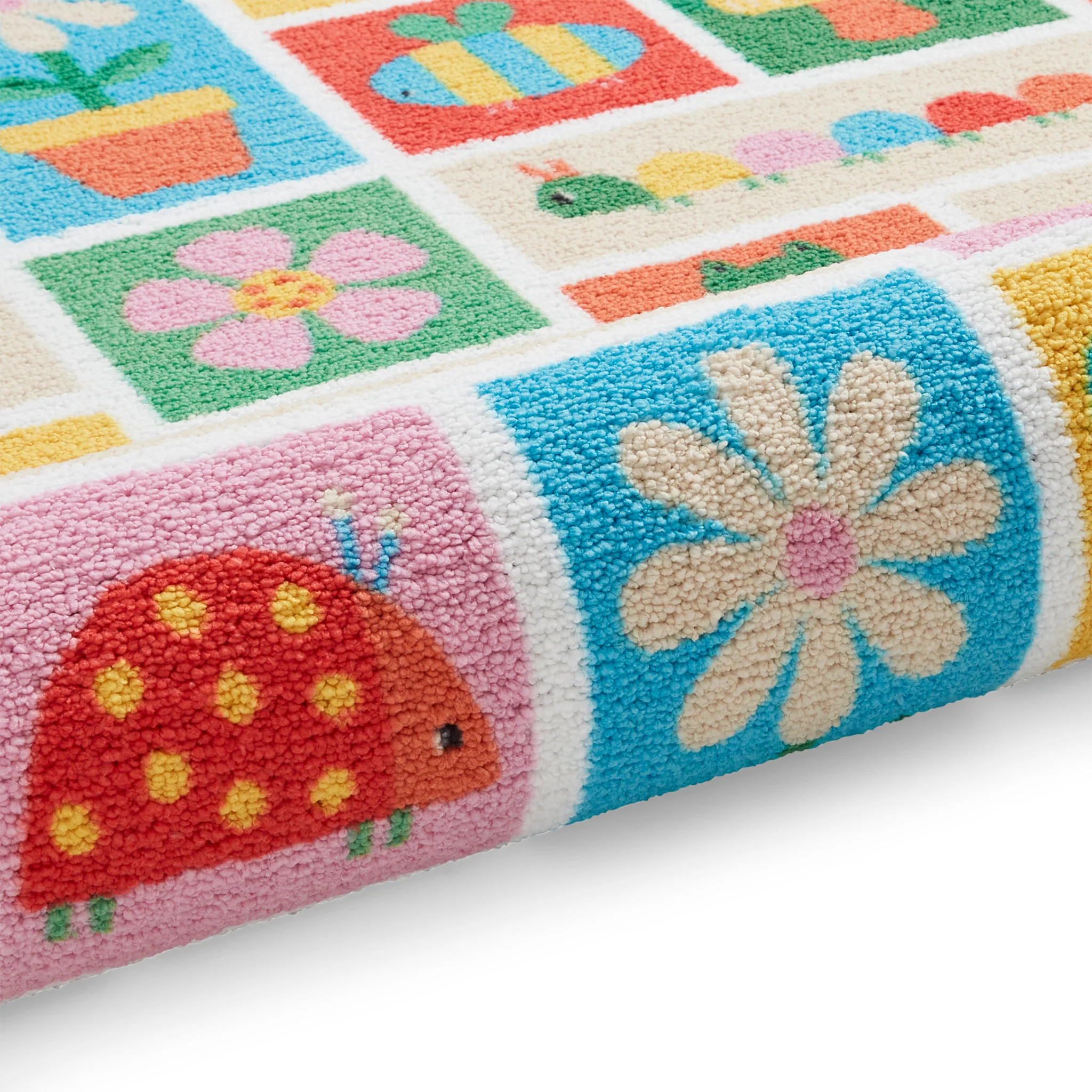Kids Curious Caterpillar Washable Rug - Image 3