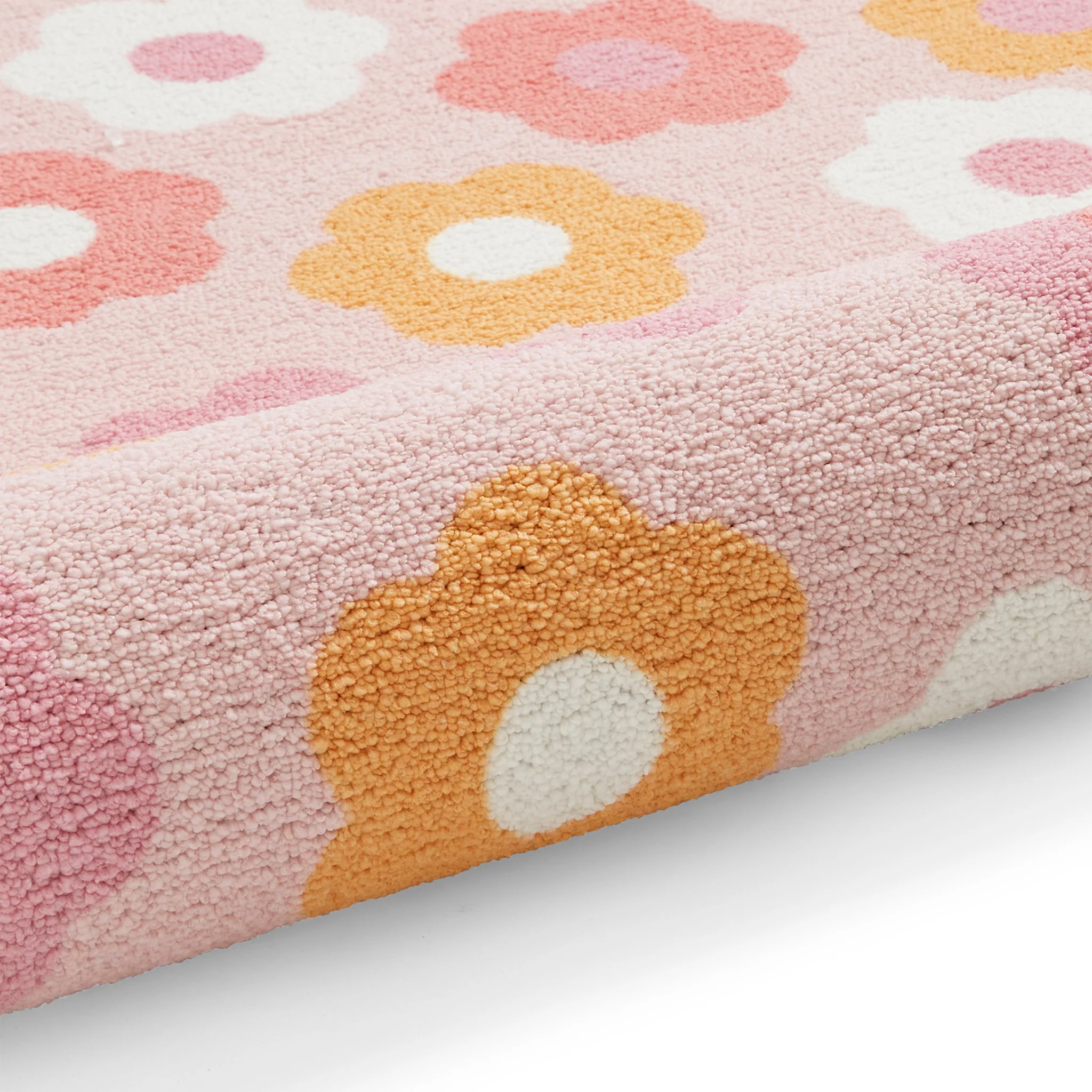 Kids Daisy Retro Washable Rug - Image 3