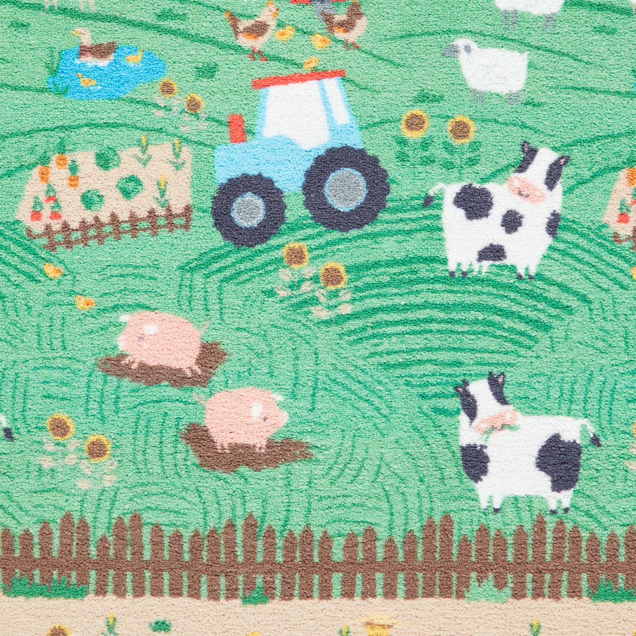 Kids Farmyard Animals Washable Rug - Image 6