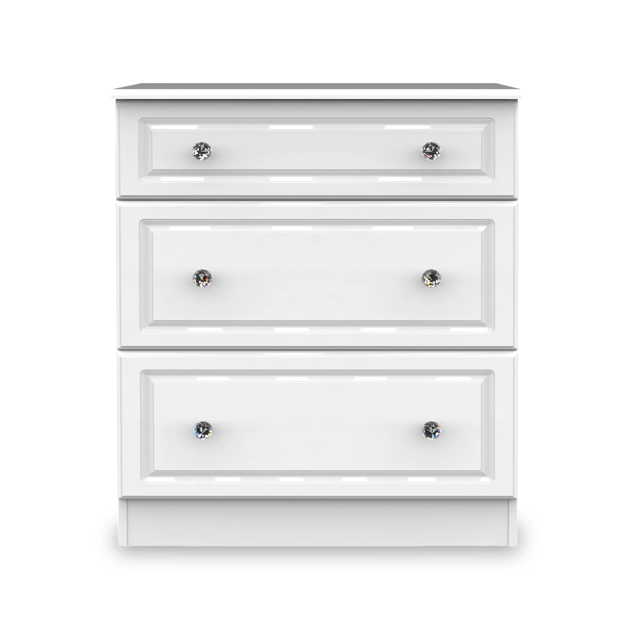 Kinsley White Gloss 4 Piece Bedroom Set - Image 7