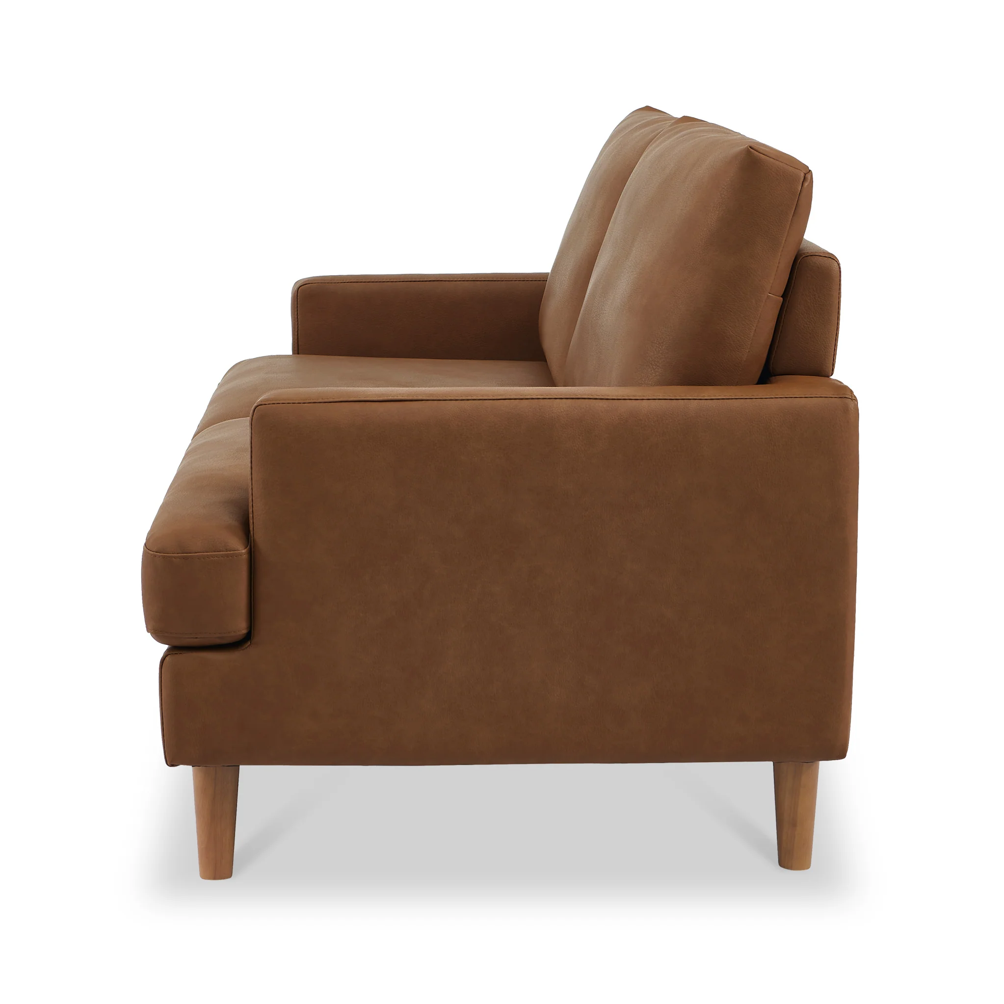 Max Faux Leather 3 Seater Sofa - Image 21