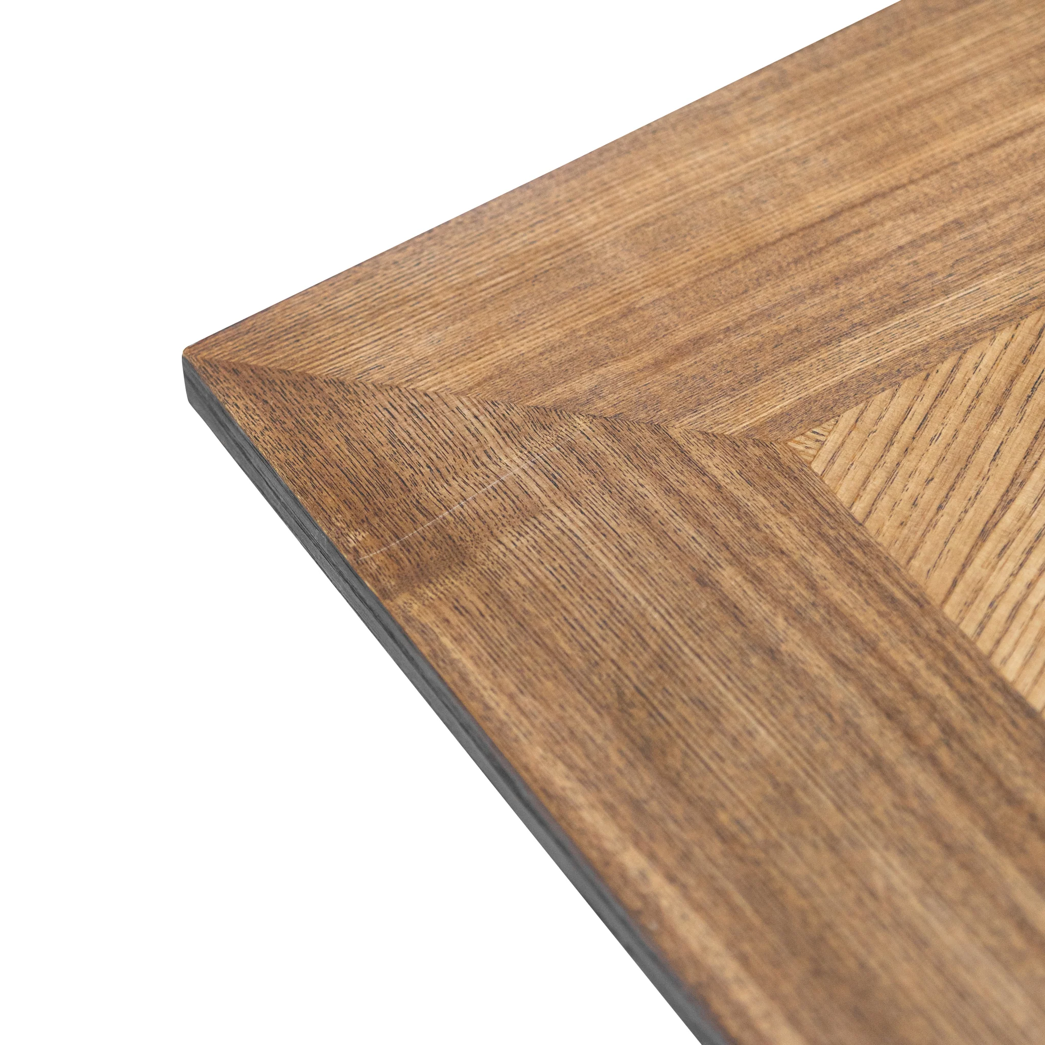 Montford 180cm Elm & Oak Top Dining Table - Image 3