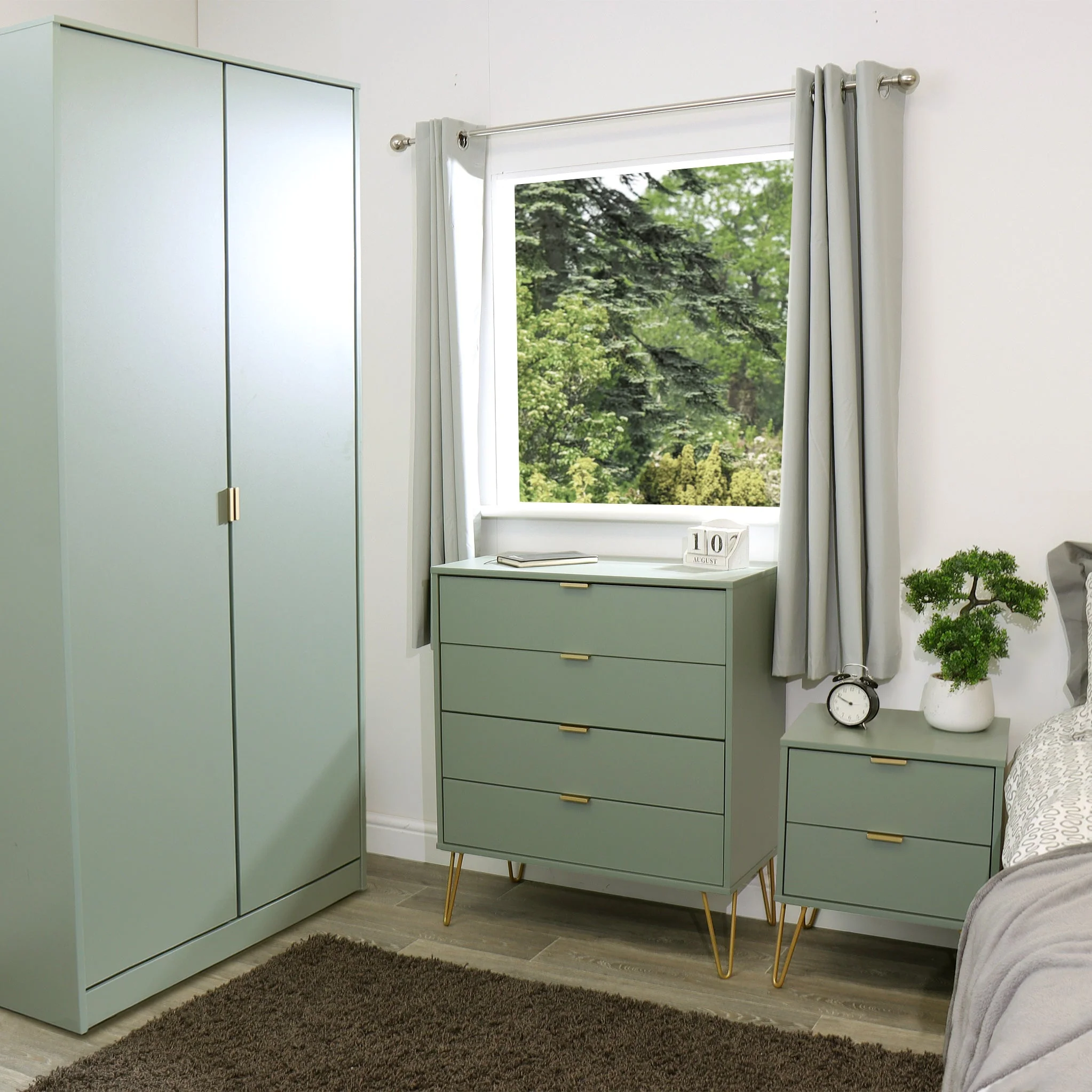 Moreno 2 Door Double Wardrobe - Image 2