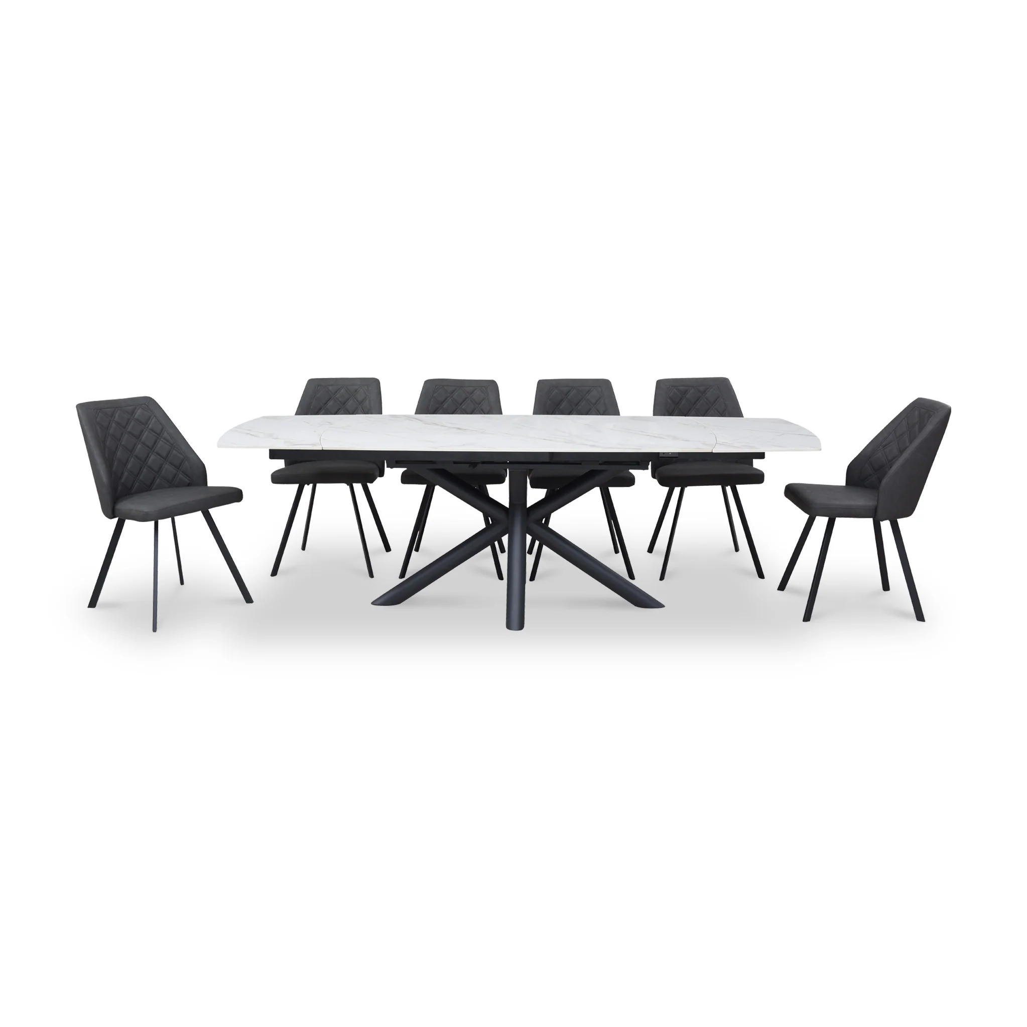 Noura 160-240cm Extending Ceramic Dining Table - Image 9