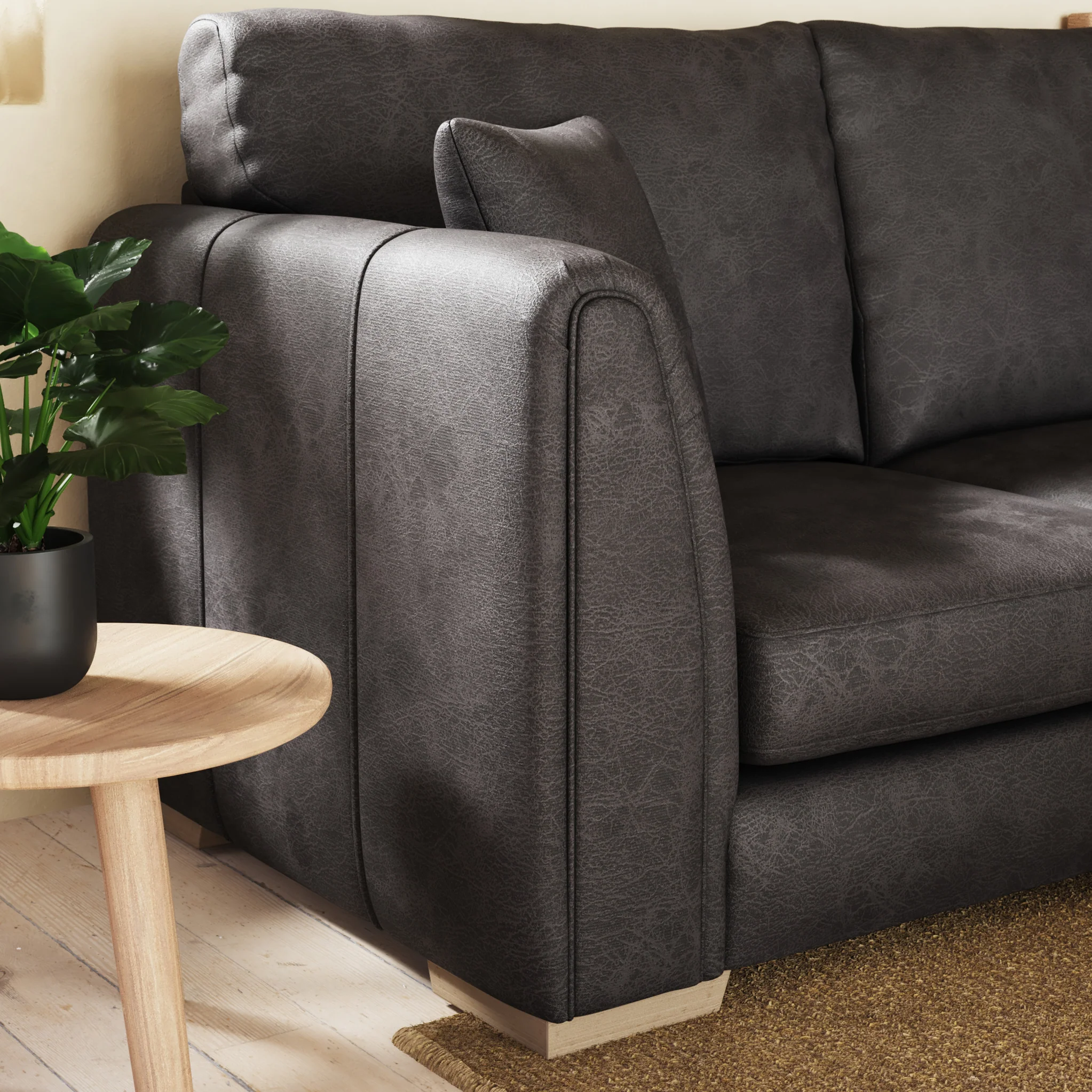 Oakley Faux Leather 2 Seater Sofa - Image 22
