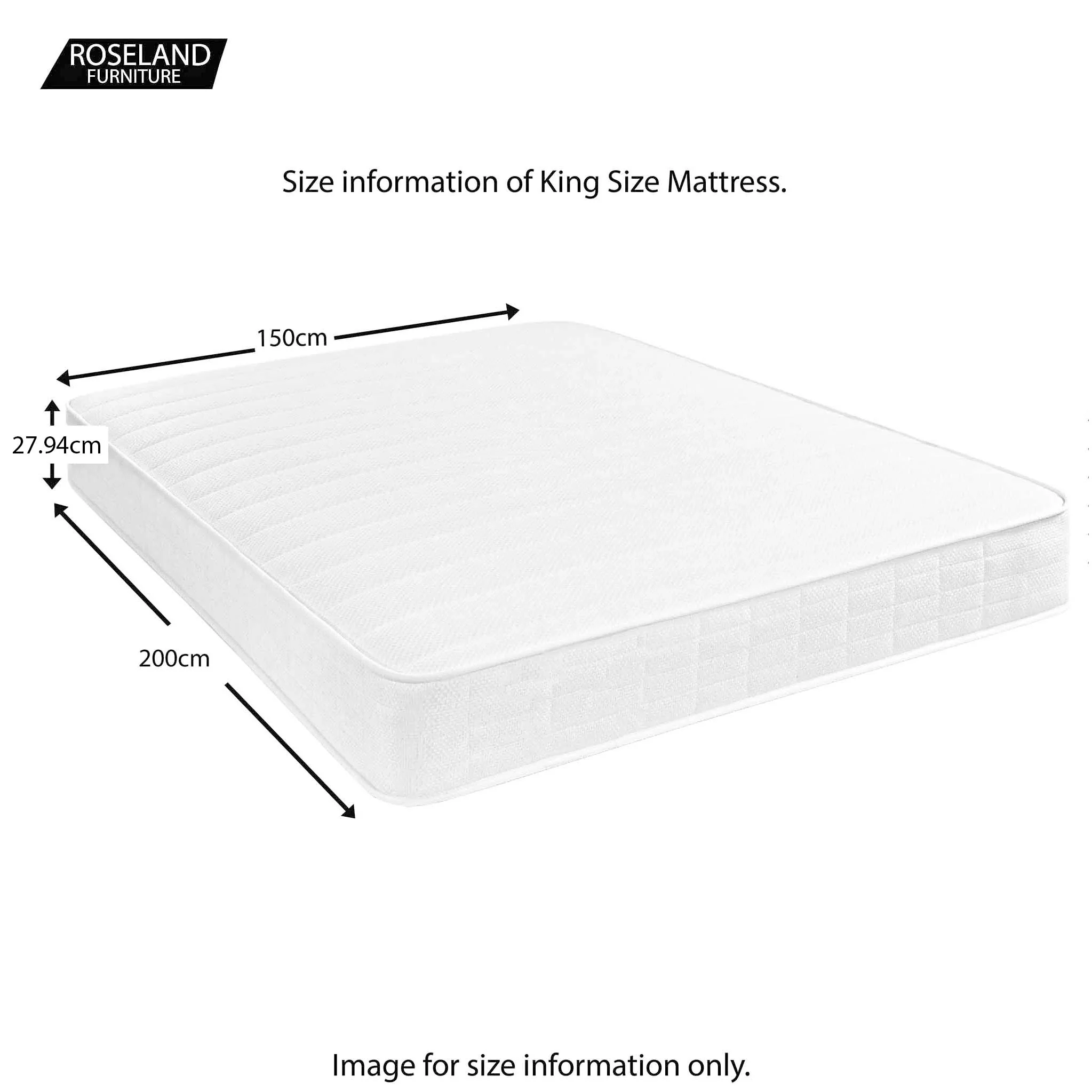 Victoria 1500 Lux Pocket Tufted Mattress By Roseland Sleep - Image 13