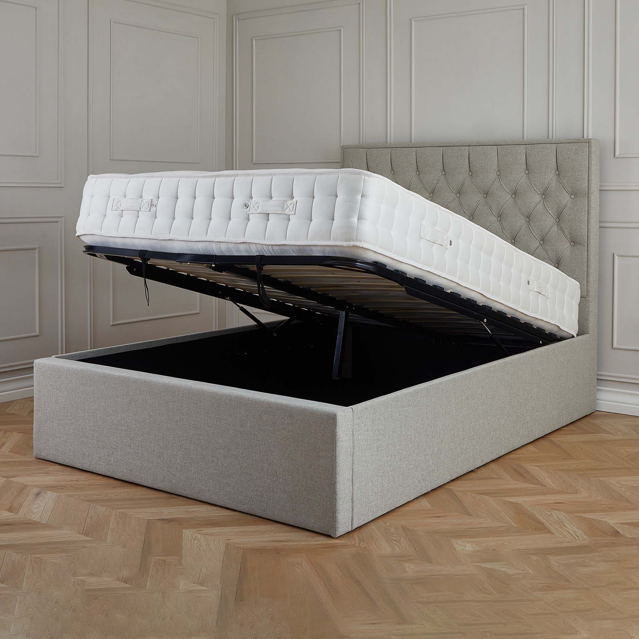 Sutton Upholstered Ottoman Storage Bed Frame - Image 23