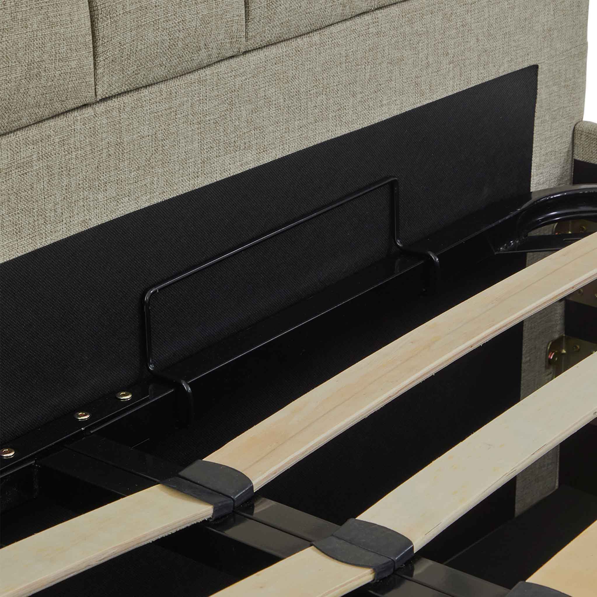 Sutton Upholstered Ottoman Storage Bed Frame - Image 36