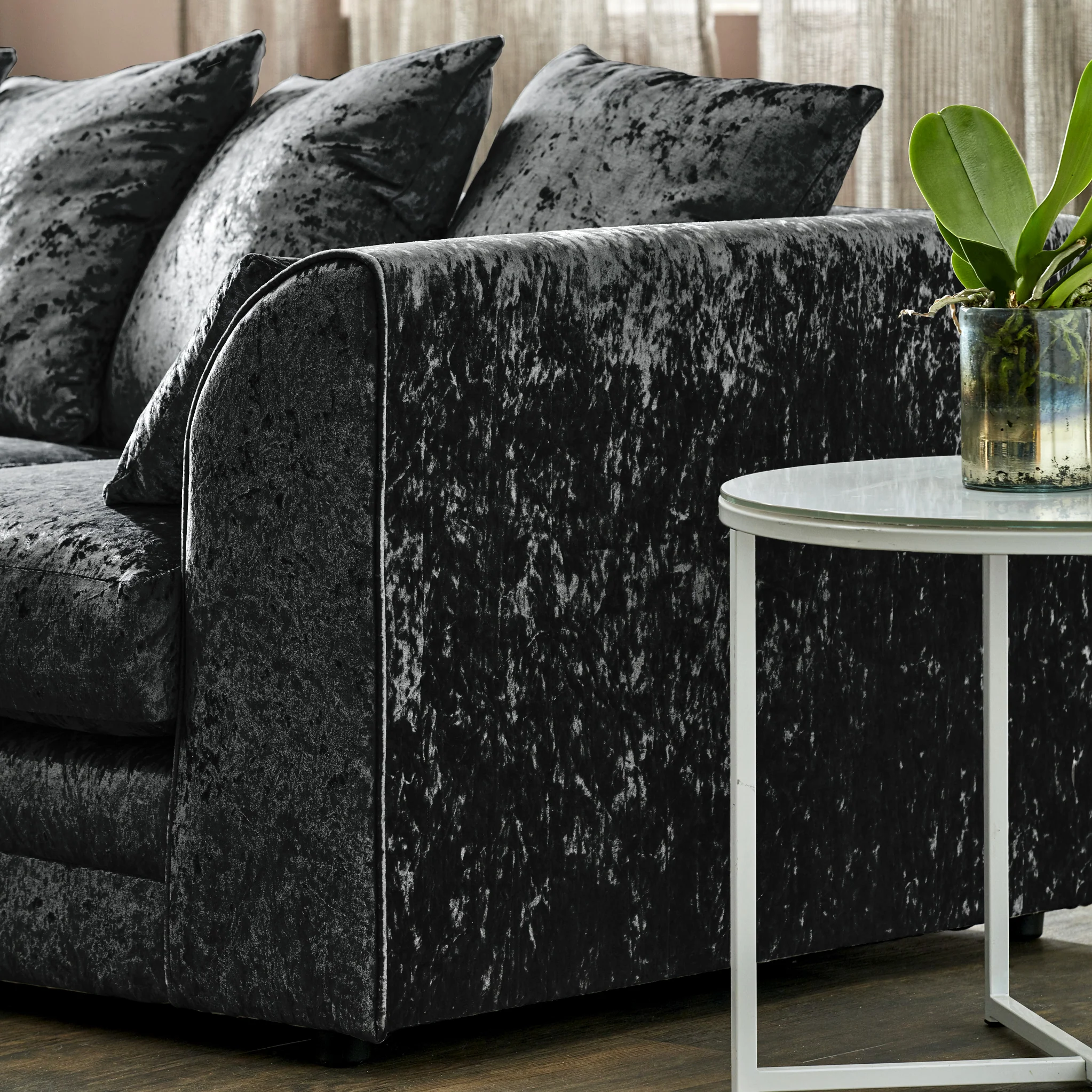 Tamara Crushed Velvet 2 Seater Sofa - Image 12