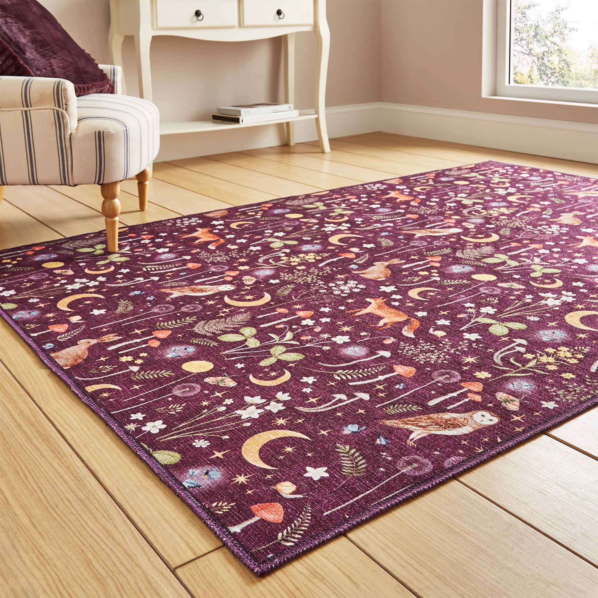 Twilight Animals Washable Rug - Image 2