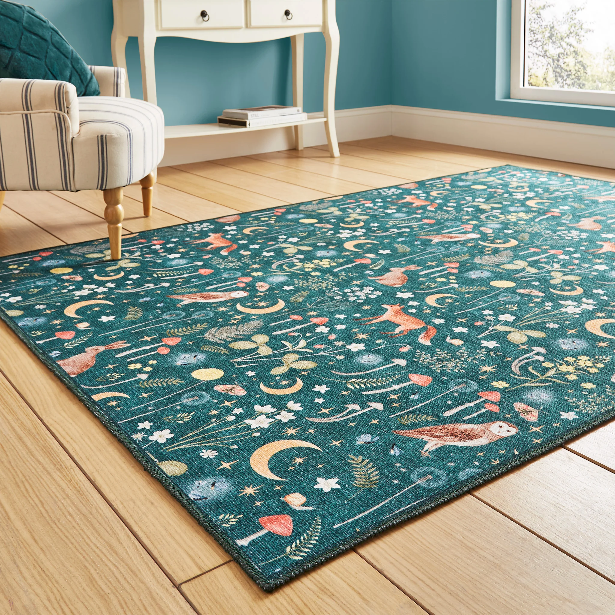 Twilight Animals Washable Rug - Image 29