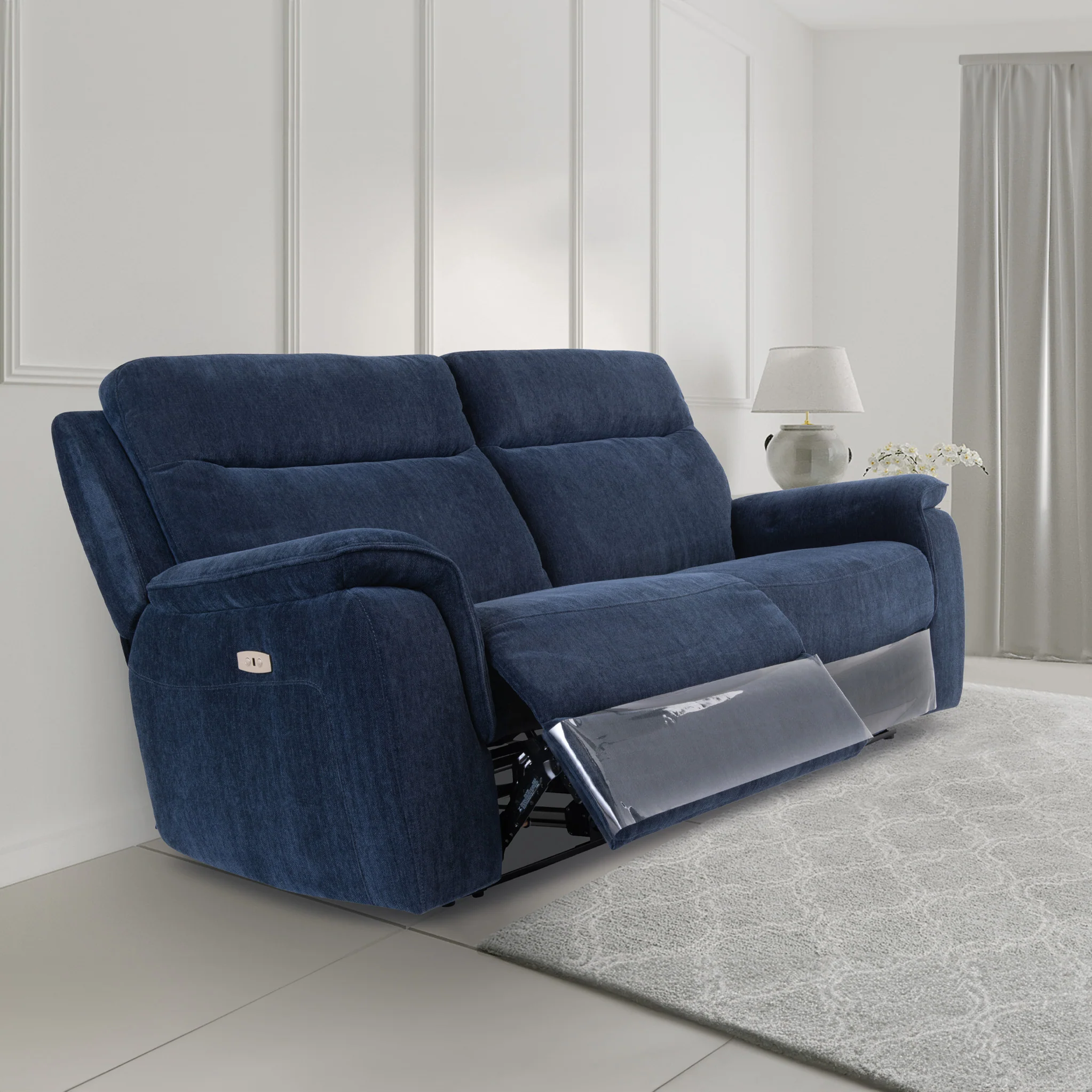 Weston Fabric Power Reclining 3 Seater Sofa - Image 2