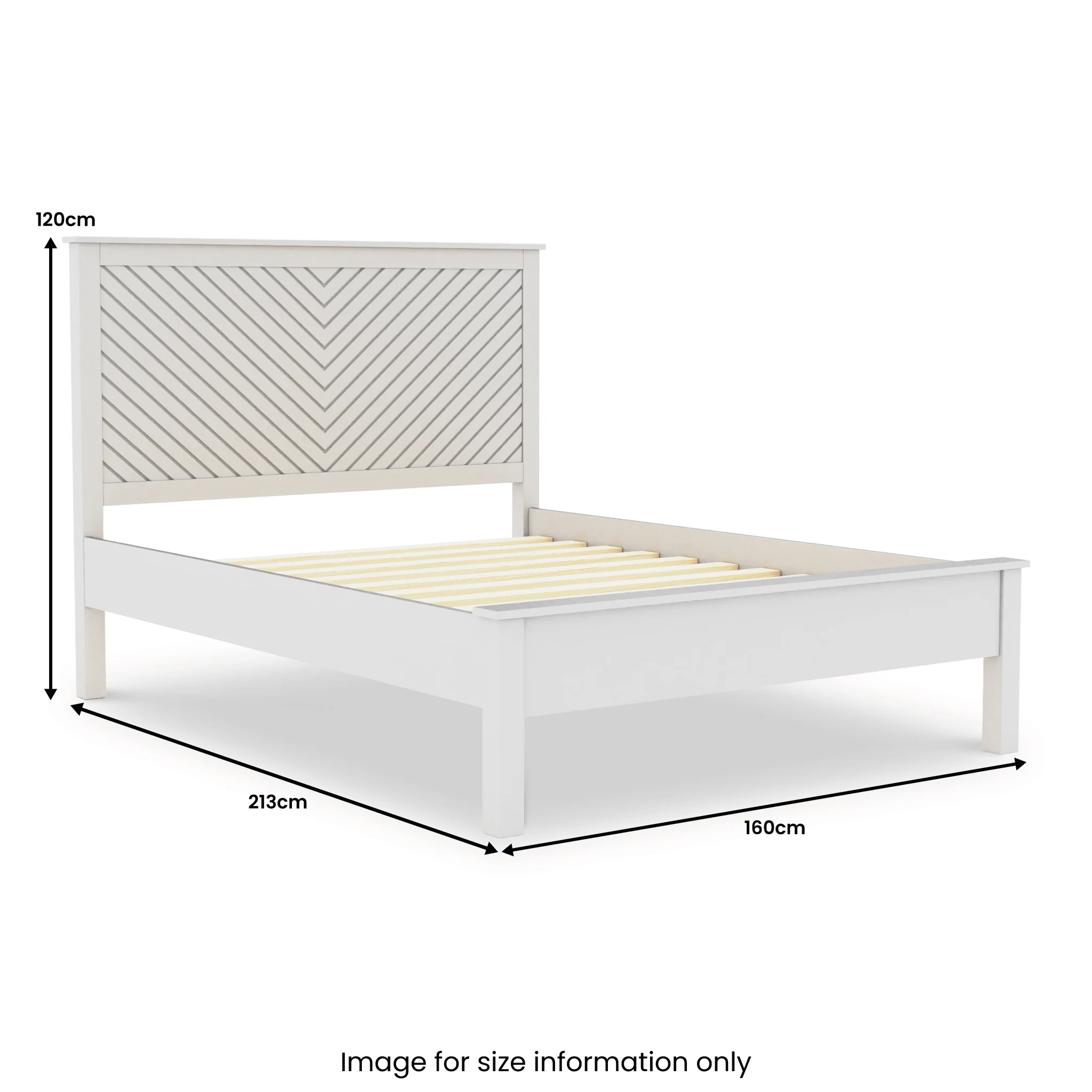 Wotton Chevron Bed Frame - Image 7